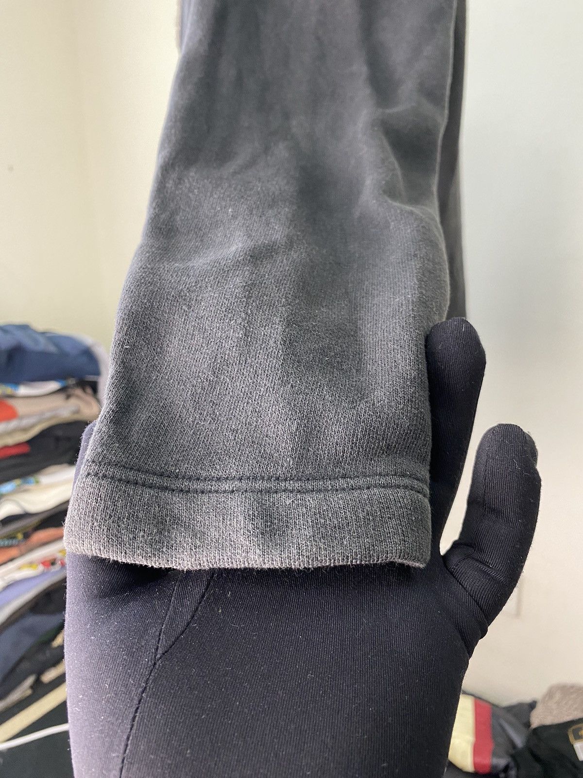 Vintage Fendi black cotton blend sweatshirt