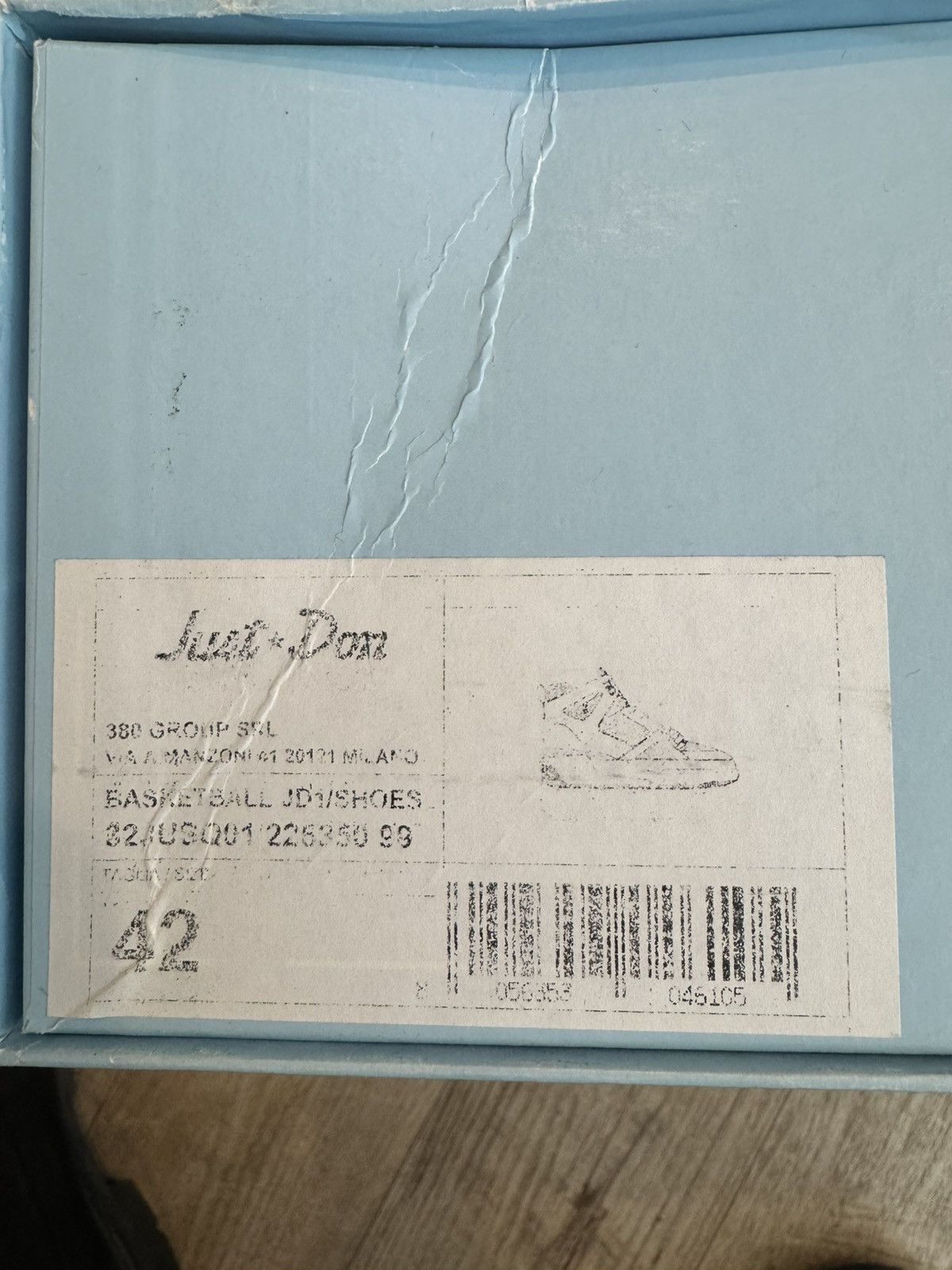 Just Don Just Don High-Top Sneakers | Cream/Grey/Black Size US 9 / EU 42 - 8 Thumbnail