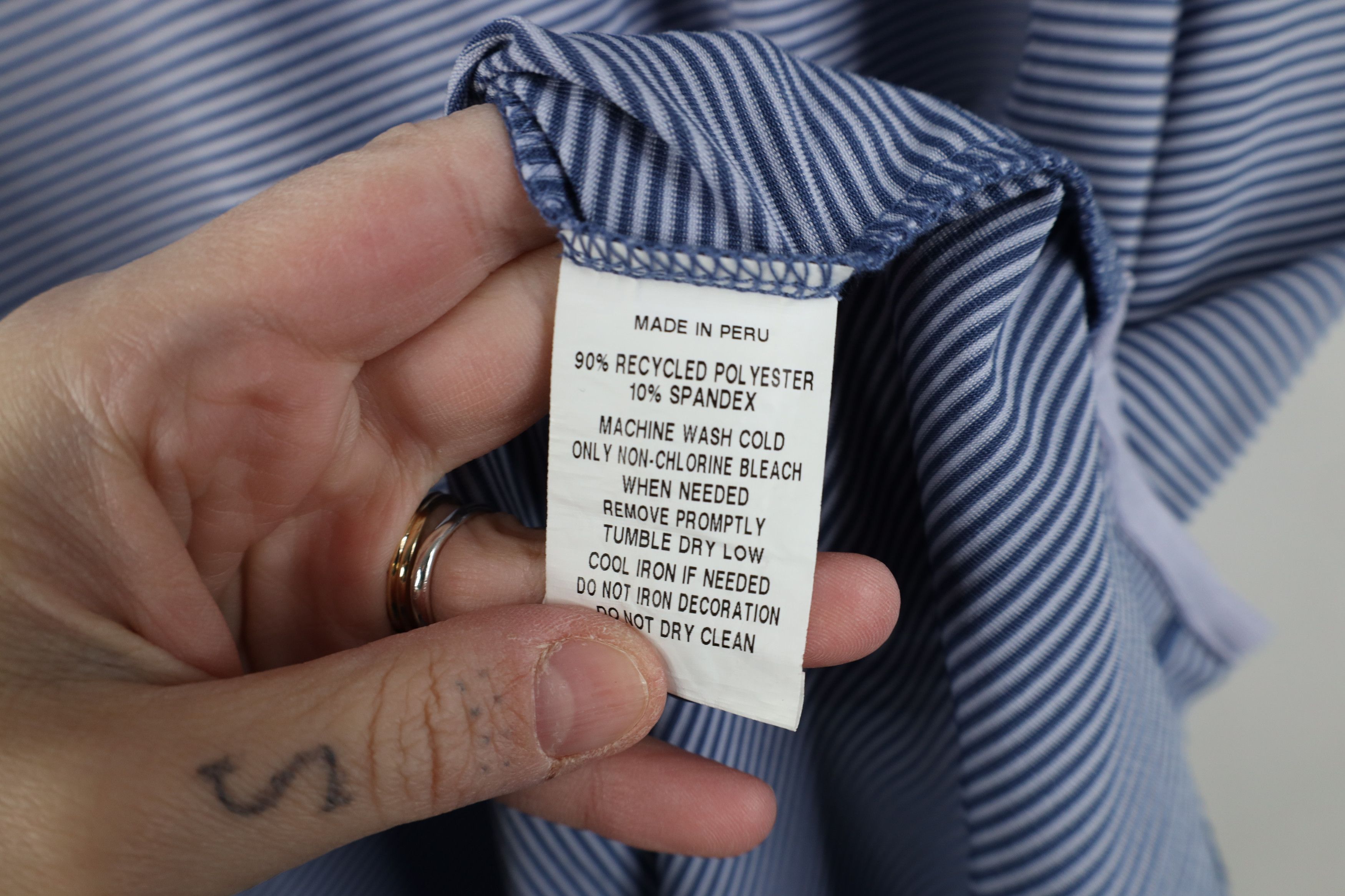 Vintage Greyson Clothiers Knit Stretch Collared Golf Polo Shirt Blue Size US M / EU 48-50 / 2 - 9 Thumbnail
