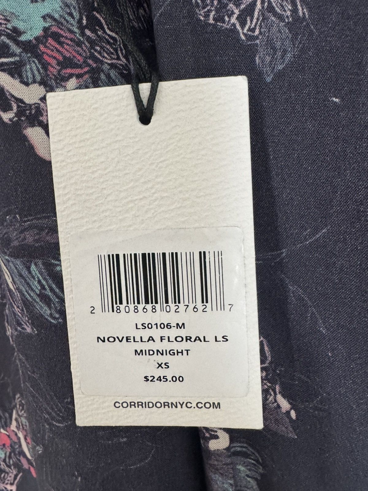 Corridor Corridor Novella Floral Print Long Sleeve Navy Lyocell Size US XS / EU 42 / 0 - 12 Thumbnail