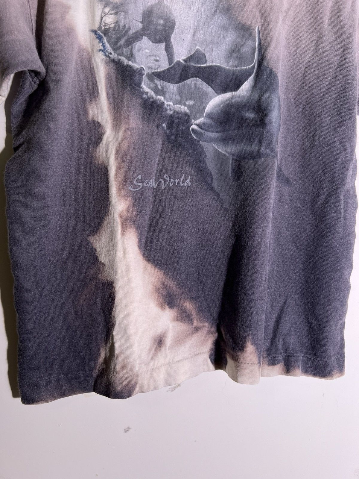 Vintage 90’s VTG Vintage Sea World Dolphins Retro Sea Animal Shirt Size US XS / EU 42 / 0 - 6 Thumbnail