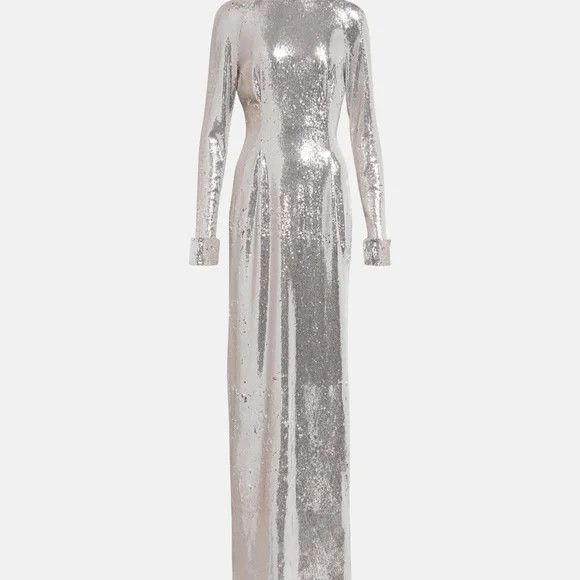 Givenchy Givenchy - Long-sleeved sequined gown - NEW WITH TAGS Size S / US 4 / IT 40 - 7 Thumbnail