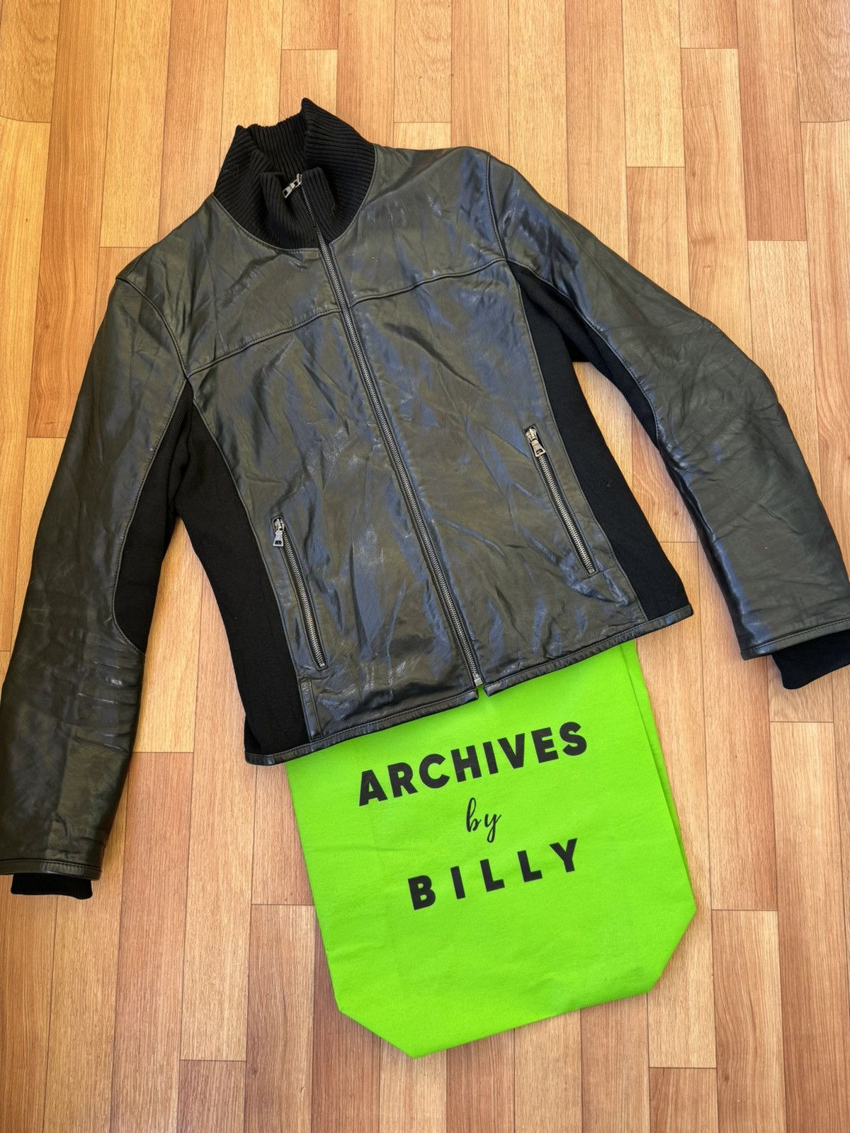 Prada 🕷️💥 Prada leather jacket made like Rick owens Size US M / EU 48-50 / 2 - 1 Thumbnail