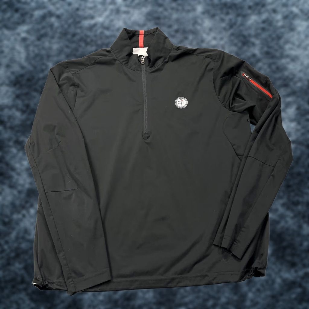 RLX Ralph Lauren RLX Ralph Lauren Windbreaker Jacket Mens Large Black 1/4 Zip Golf Softshell NV2 Size US L / EU 52-54 / 3 - 1 Thumbnail