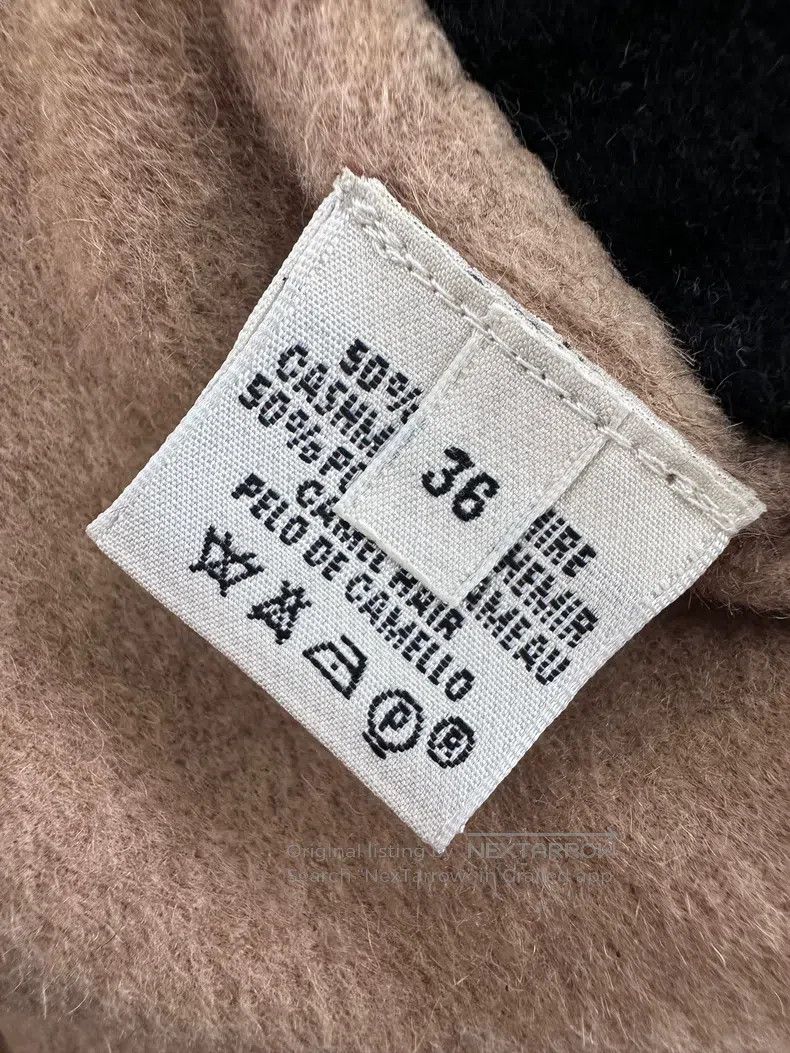 Hermes Hermes Margiela Era Double-Faced Cashmere and Camel Hair B Size XS / US 0-2 / IT 36-38 - 9 Thumbnail