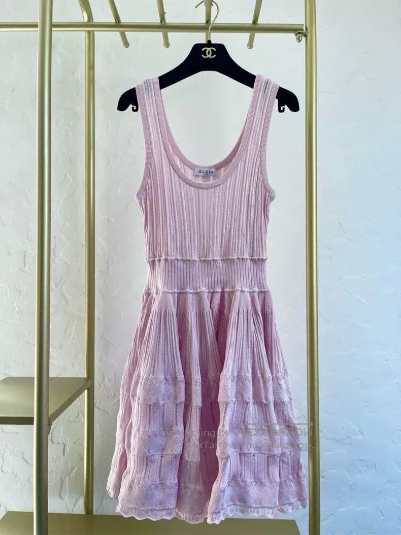 Alaia Alaia Pink Dress Size M / US 6-8 / IT 42-44 - 1 Thumbnail