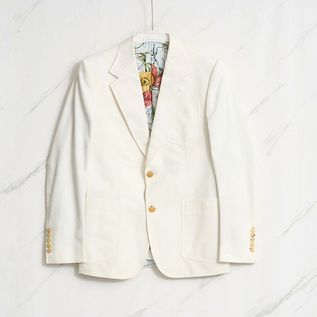 Gucci Gucci Men's Floral Jacquard Suit Size US S / EU 44-46 / 1 - 1 Thumbnail