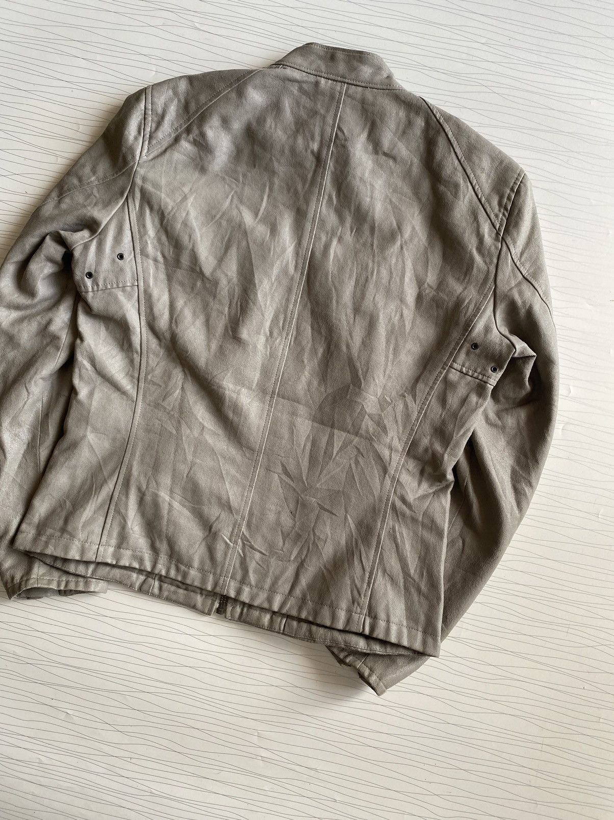 14th Addiction × Japanese Brand × Uniqlo Vintage Neo Leather Motorcyle Jacket Size US M / EU 48-50 / 2 - 12 Thumbnail