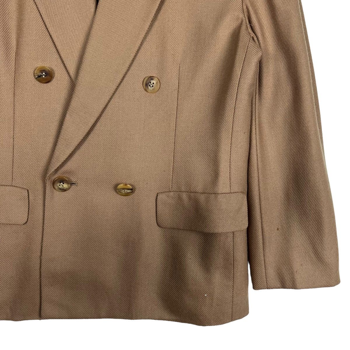 Burberry 🔥 RICH BROWN BURBERRY DOUBLE BREAST BLAZER JACKET Size US S / EU 44-46 / 1 - 5 Thumbnail