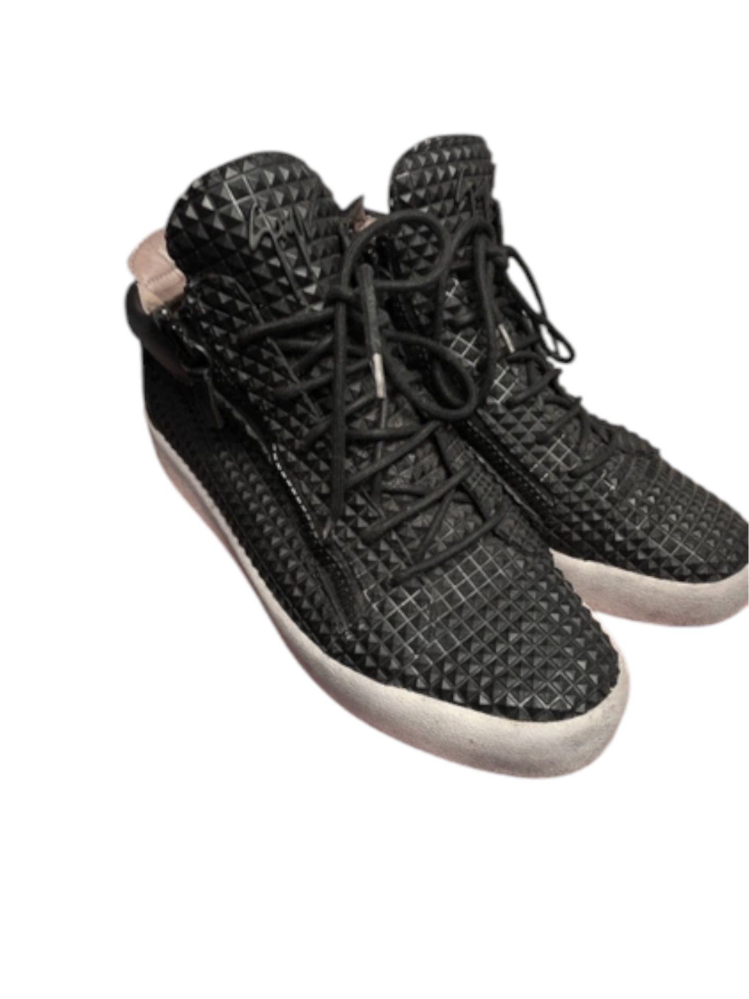 Giuseppe Zanotti Pyramid Stud Mid-Top Sneaker c. 2014