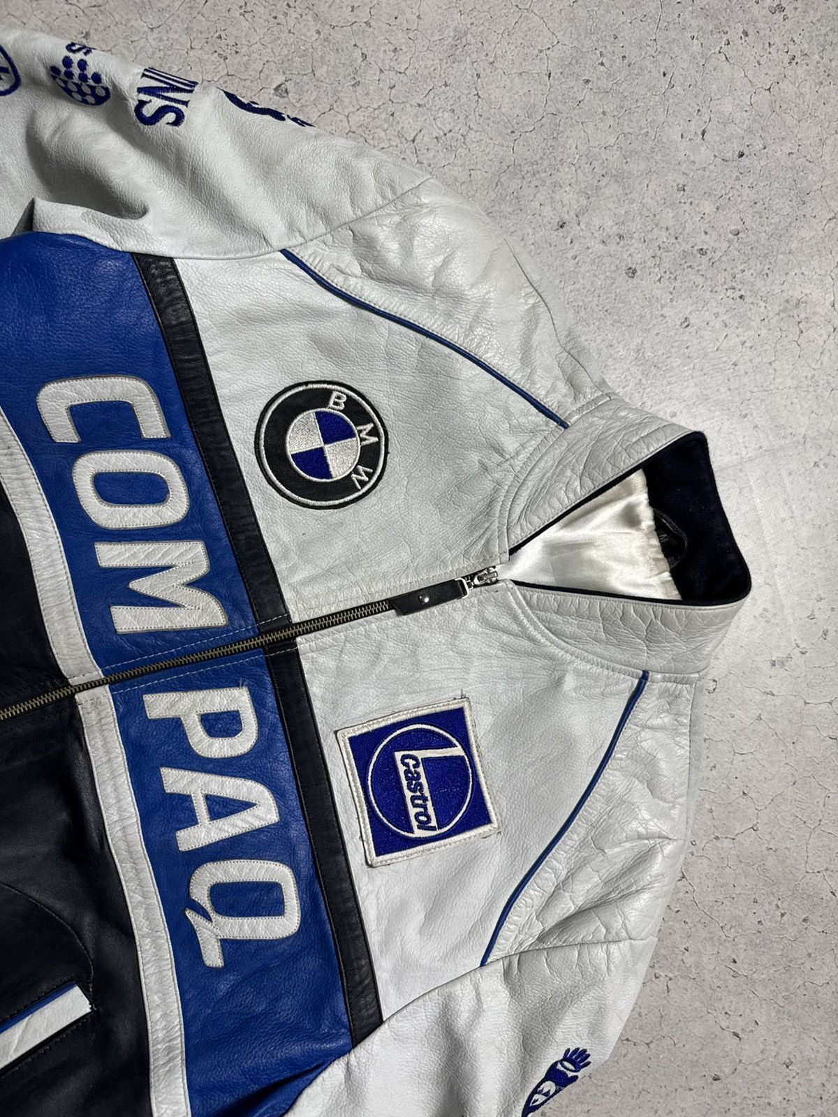 BMW BMW Compaq Racing Leather Jacket Size M Vintage Size US M / EU 48-50 / 2 - 4 Thumbnail