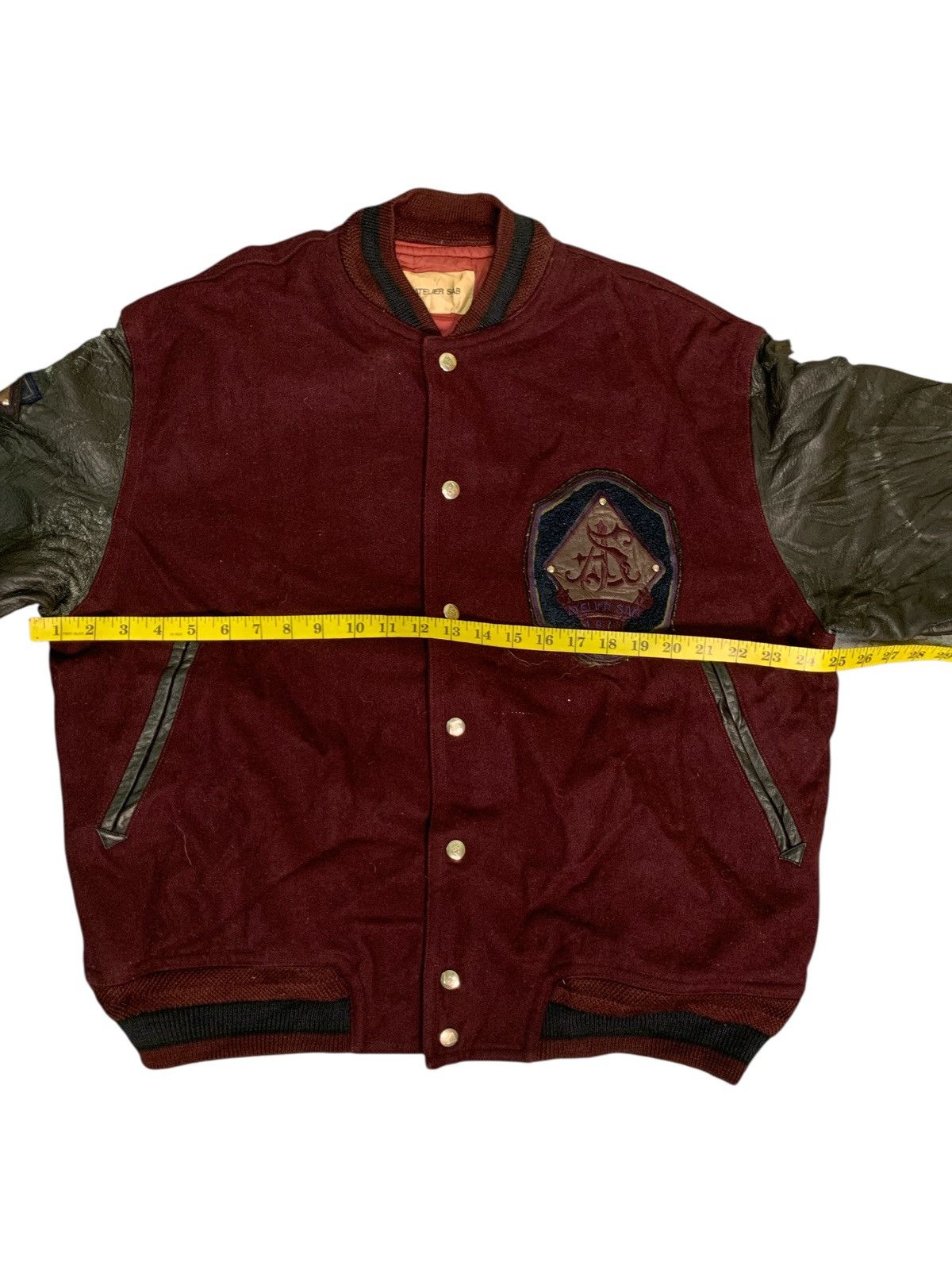 Japanese Brand Rare Design Vintage Atelier Sab Varsity Jackets Size US XL / EU 56 / 4 - 11 Thumbnail