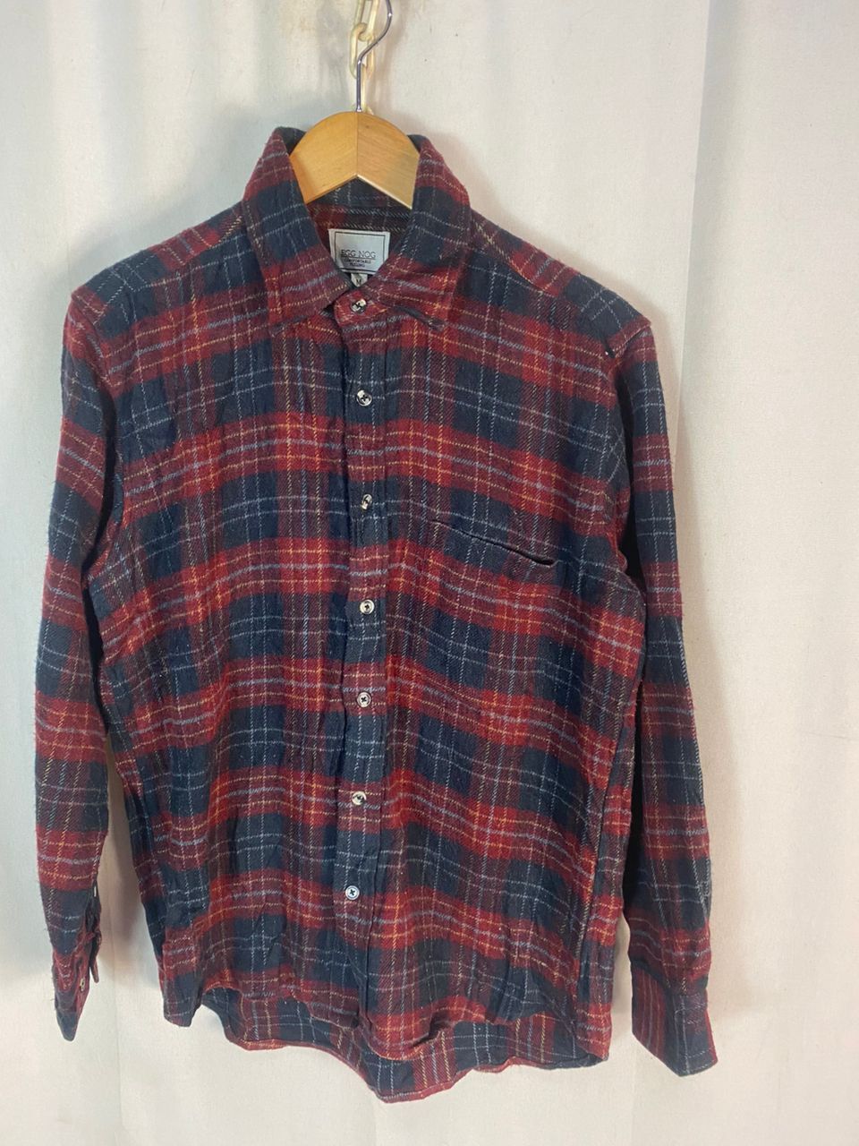 Flannel × Japanese Brand × Vintage Egg nog button up flannel shirt Size US M / EU 48-50 / 2 - 1 Thumbnail