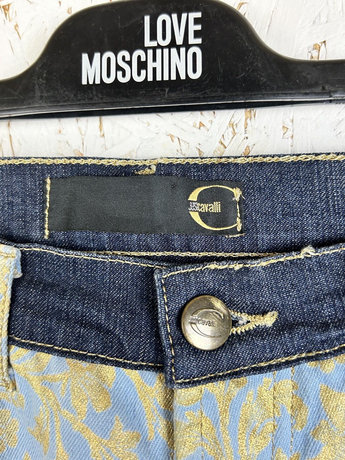 Just Cavalli 90s Just Cavalli Baroque Style Jeans Pants Size 27 41 Size 27" / US 4 / IT 40 - 3 Thumbnail
