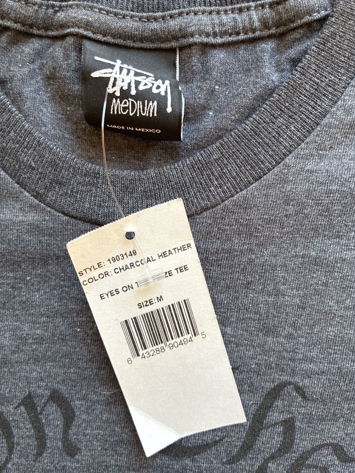 Stussy Stussy 8 Ball Eyes on The Prize Tee Grey Black Sz M Size US M / EU 48-50 / 2 - 6 Thumbnail