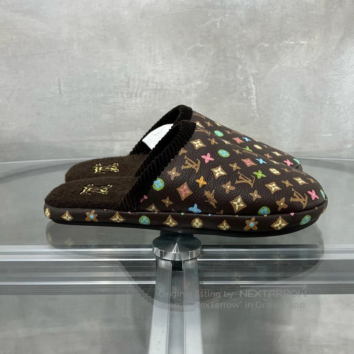 Louis Vuitton Louis Vuitton Tyler Full-Imprint Black Sancai Pottery, Bro Size US 5.5 / IT 35.5 - 4 Thumbnail