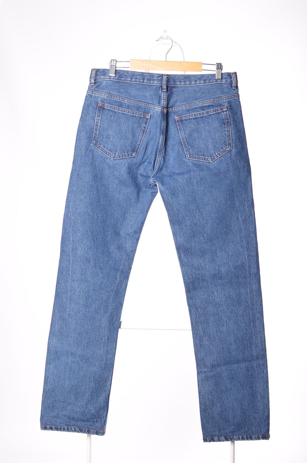 A.P.C. Vintage APC Petit New Standard Blue Wash Jeans sz 32 Size US 32 / EU 48 - 2 Thumbnail