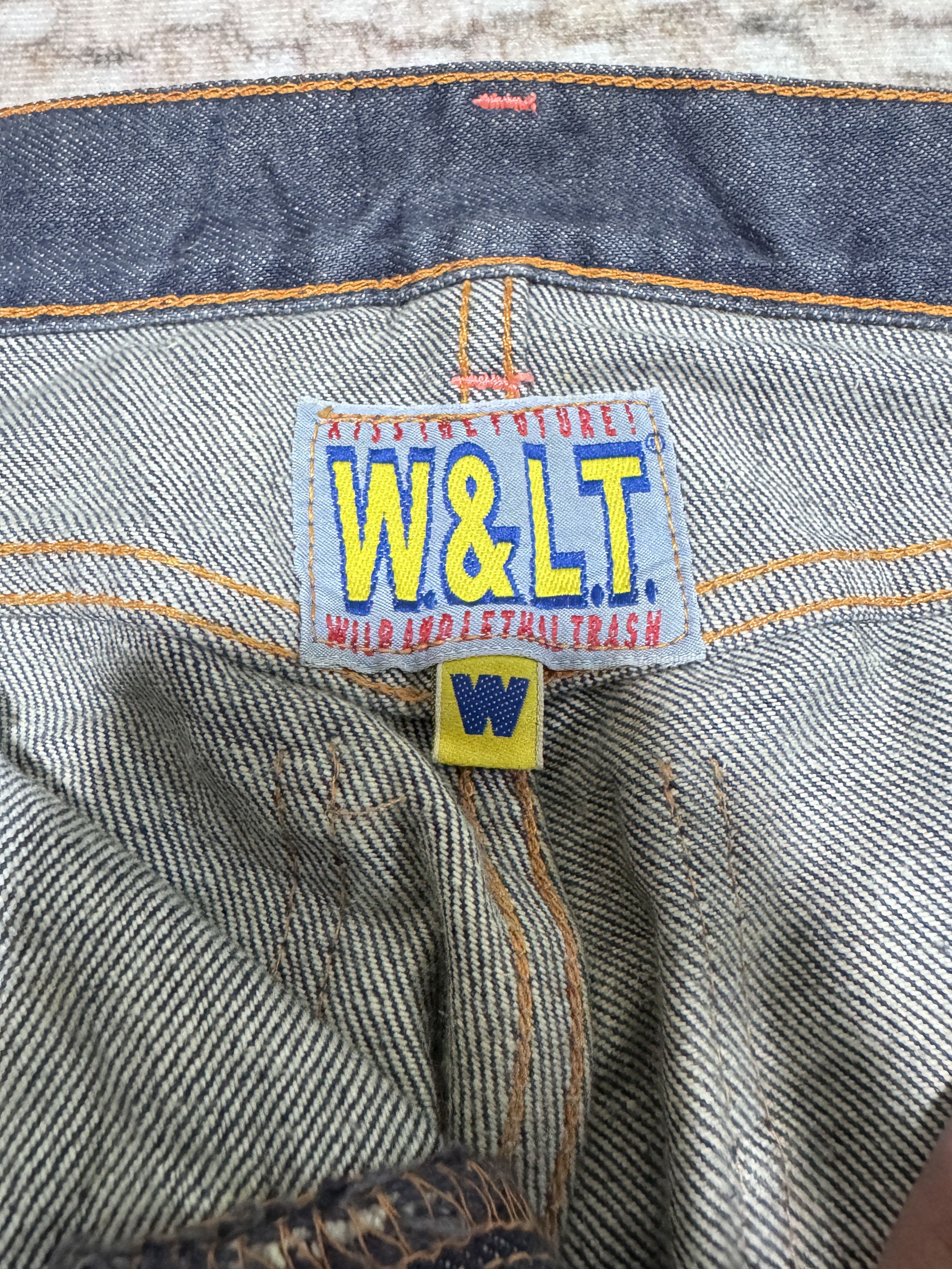 W&LT Vintage W&LT Walter Van Beirendonck Distressed Jeans Size US 30 / EU 46 - 9 Thumbnail