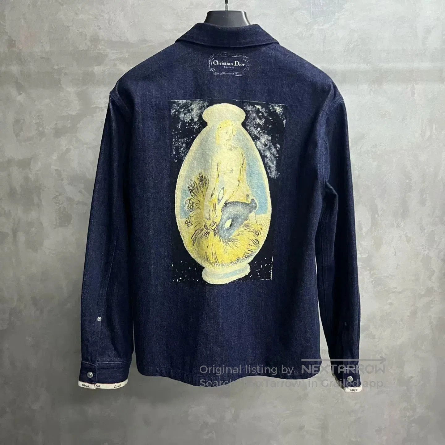 Dior dior denim jacket with letter print. Size US L / EU 52-54 / 3 - 5 Thumbnail