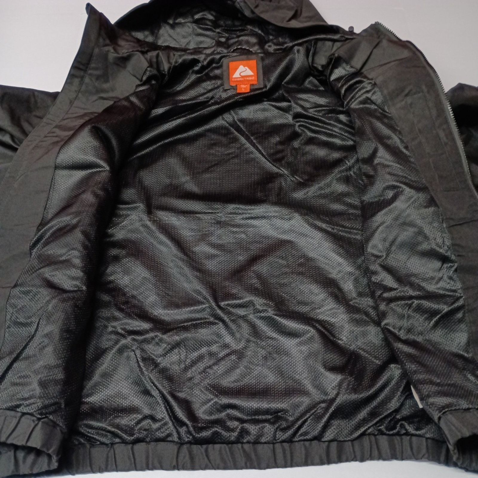 Other Ozark Trail Windbreaker Jacket Men's L Black Zip Pockets Size US L / EU 52-54 / 3 - 6 Thumbnail