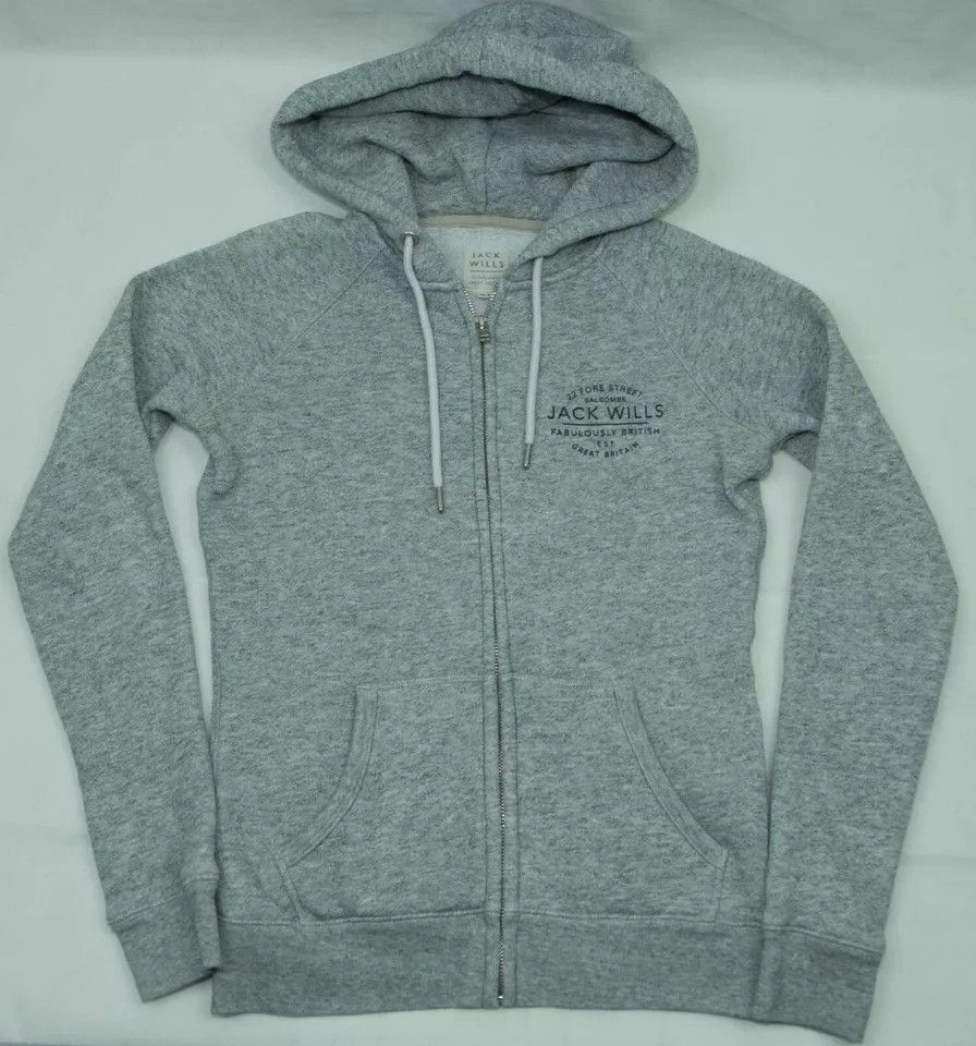 Jack Wills WOMENS JACK WILLS HOODY ZIP SIZE UK-8 VGC Size S / US 4 / IT 40 - 2 Thumbnail