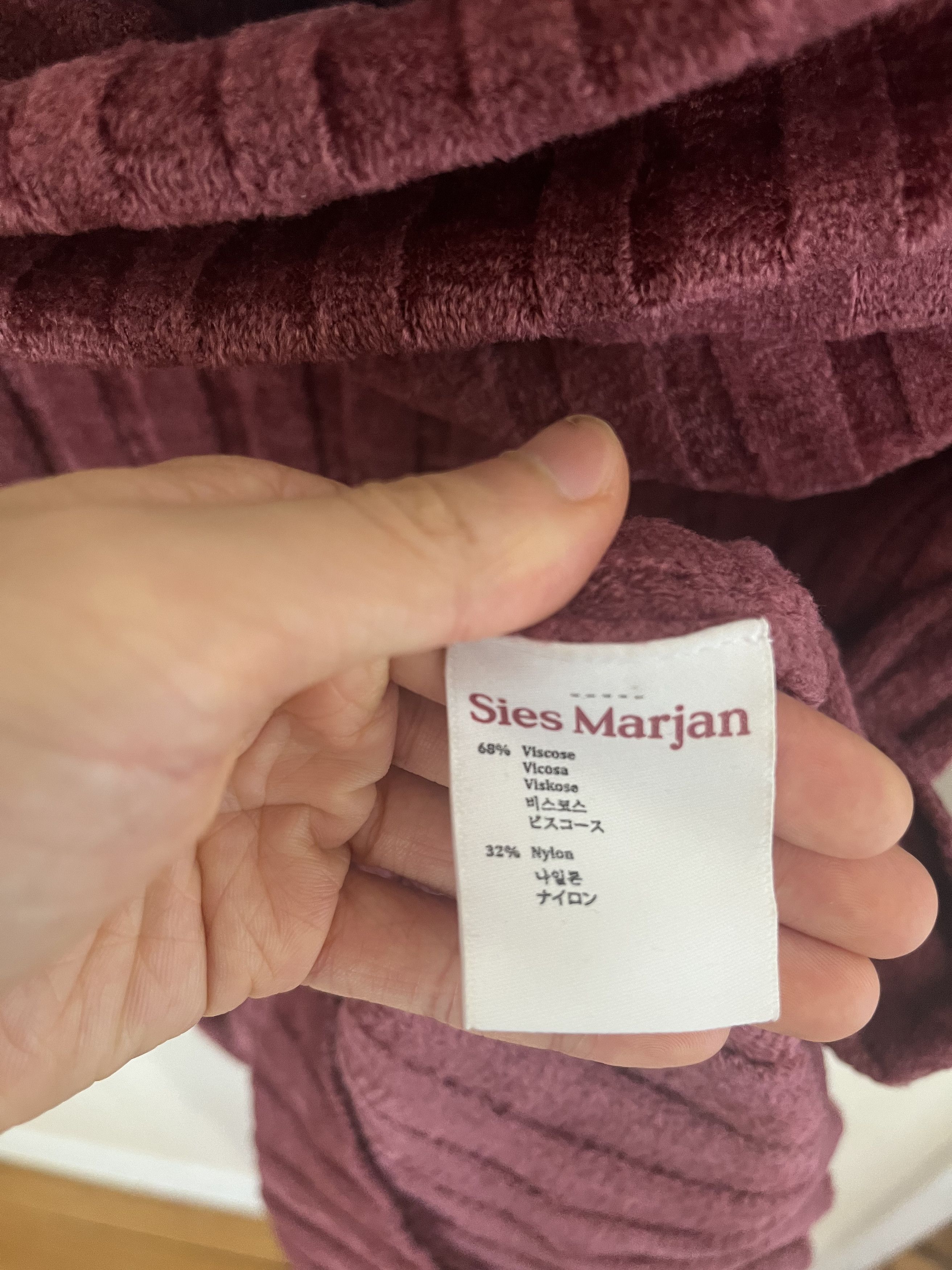 Sies Marjan Sies Marjan Maroon Top Size M / US 6-8 / IT 42-44 - 3 Thumbnail