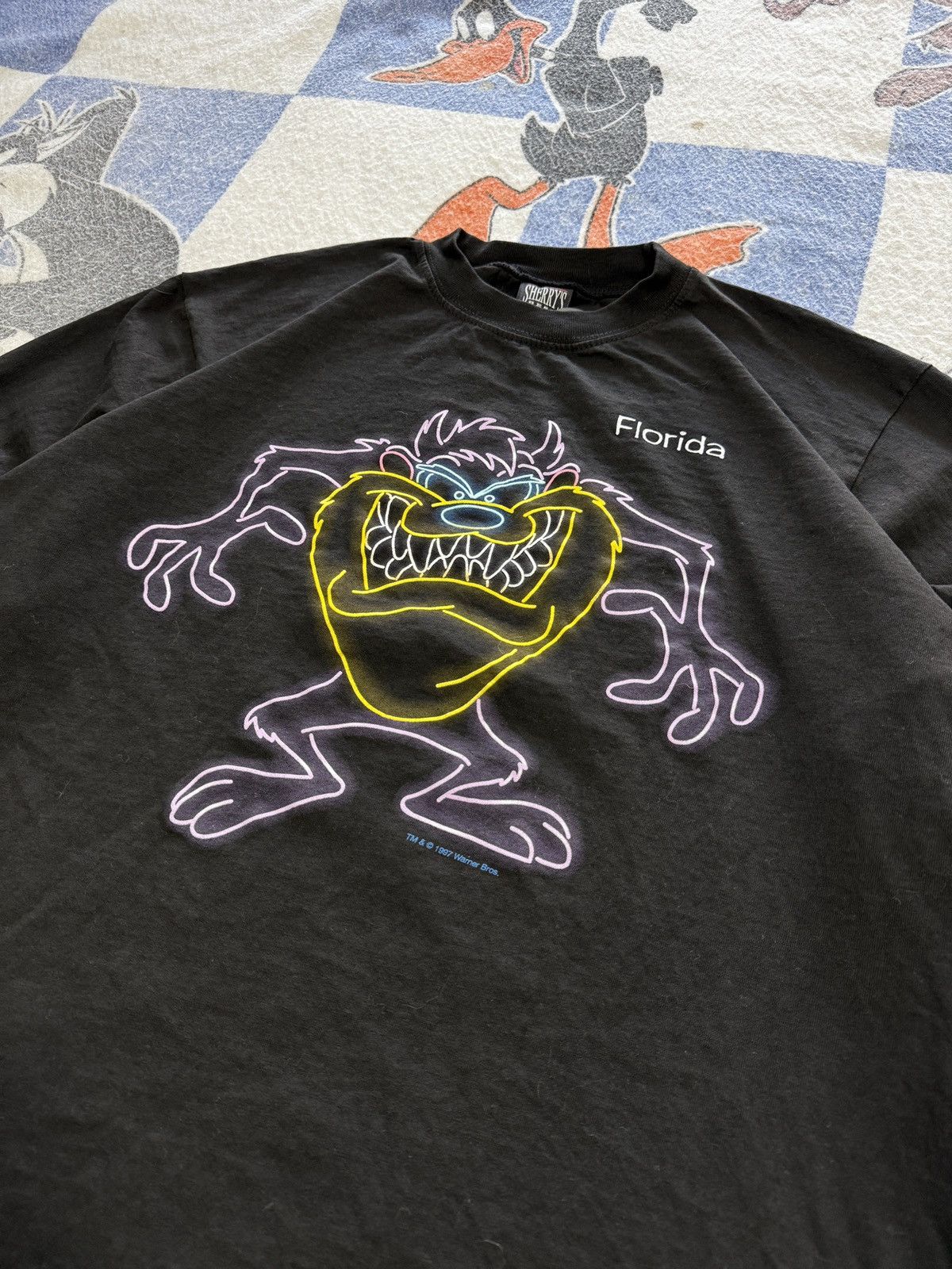 Vintage Vintage Taz Florida tee Size US XL / EU 56 / 4 - 2 Thumbnail