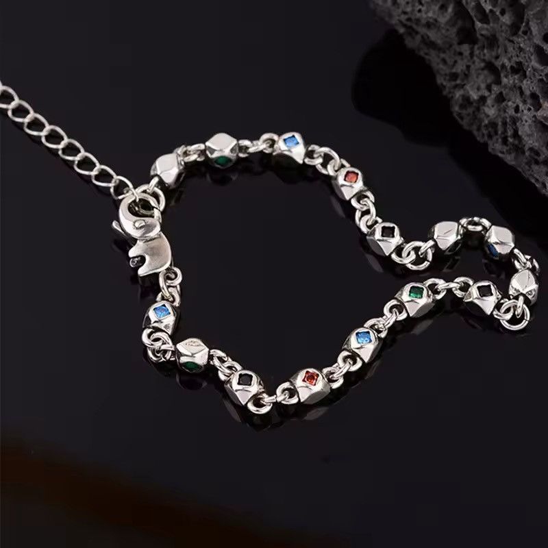 Other Creative Multicolor Zircon Bracelet Size ONE SIZE - 3 Thumbnail