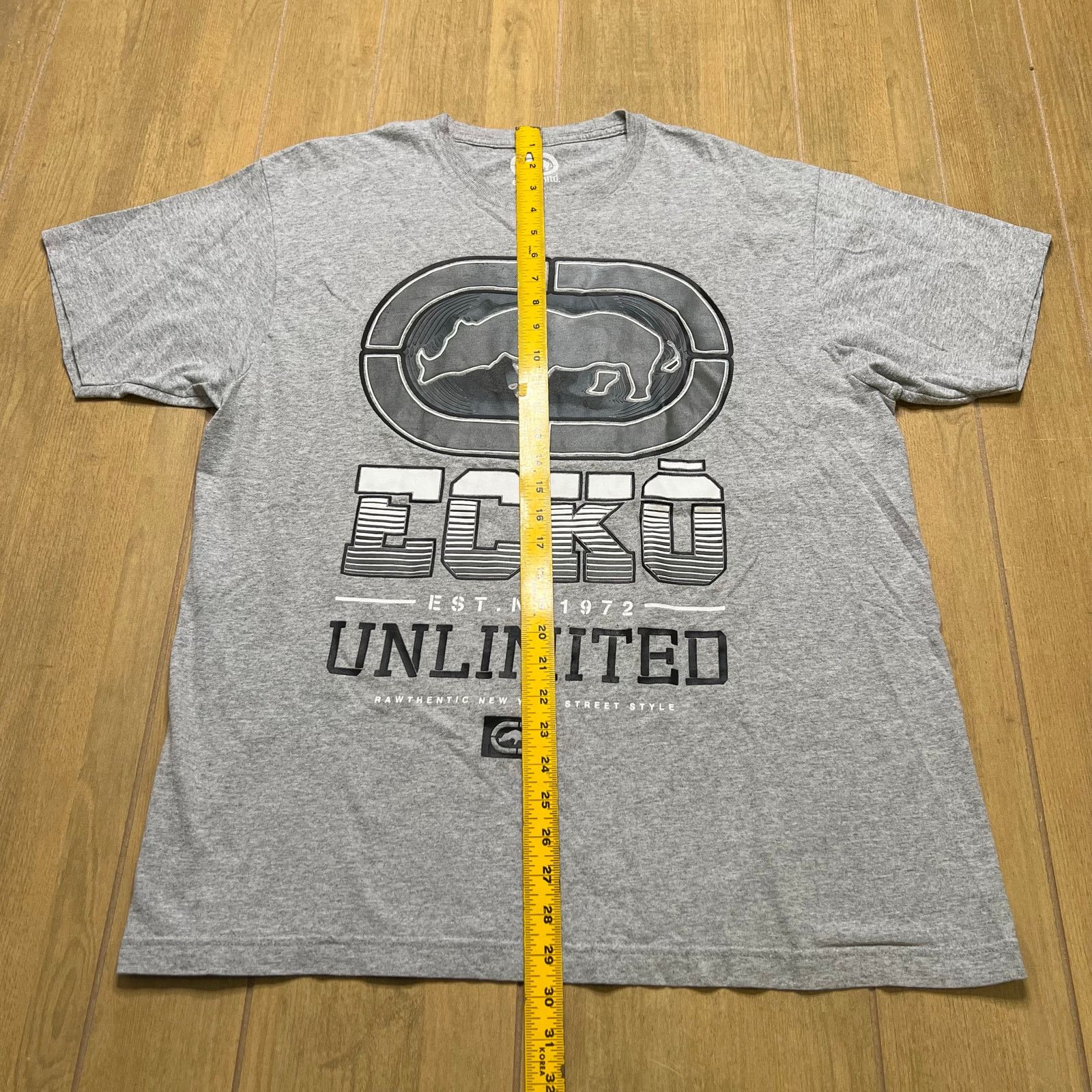 Ecko Unltd. Vintage Ecko Unlimited Gray Short Sleeve T Shirt Sz XL Y2K Size US XL / EU 56 / 4 - 5 Thumbnail