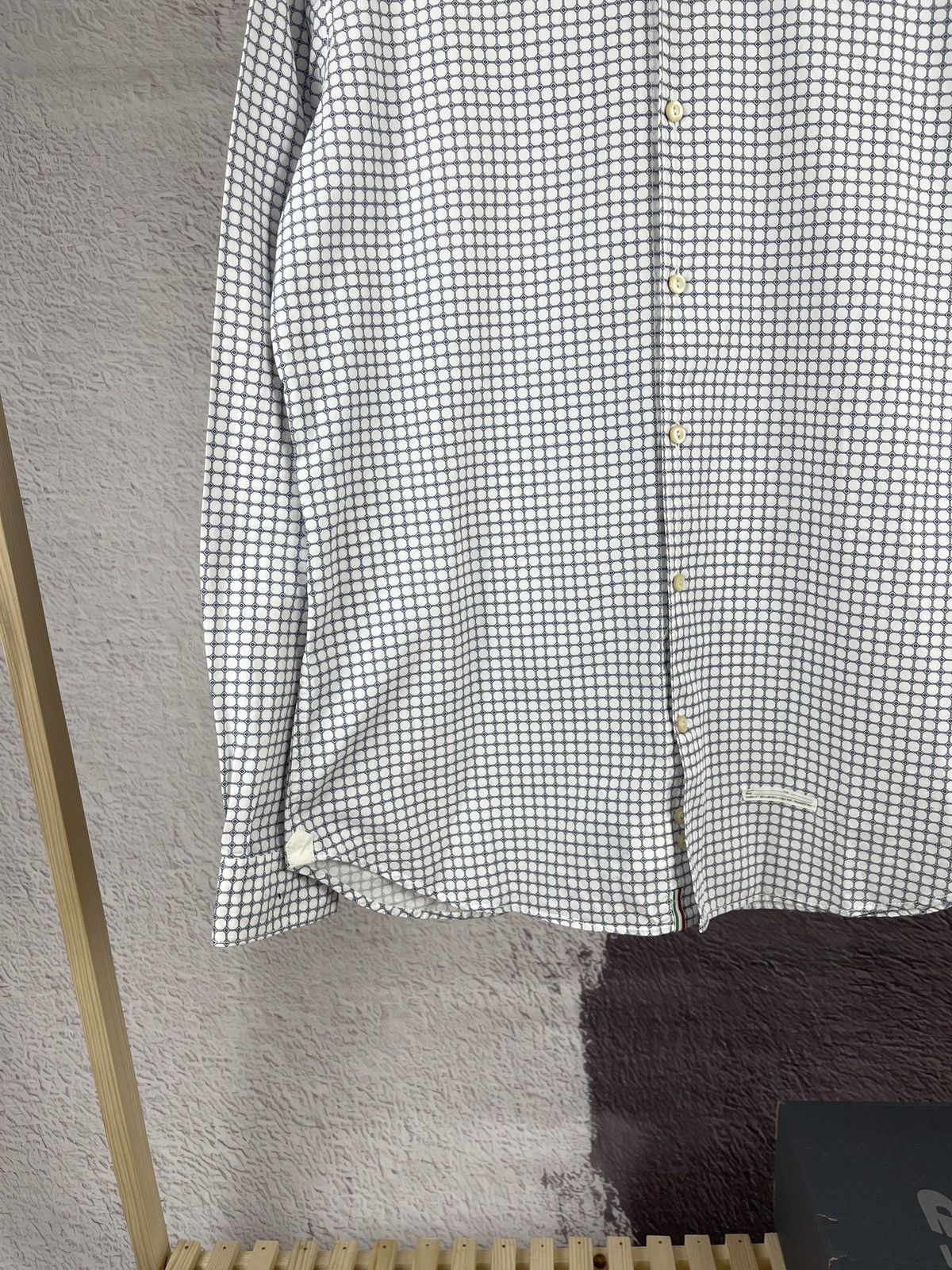 Tintoria Mattei Tintoria Mattei 954 pattern Italian long sleeve shirt Size US L / EU 52-54 / 3 - 4 Thumbnail
