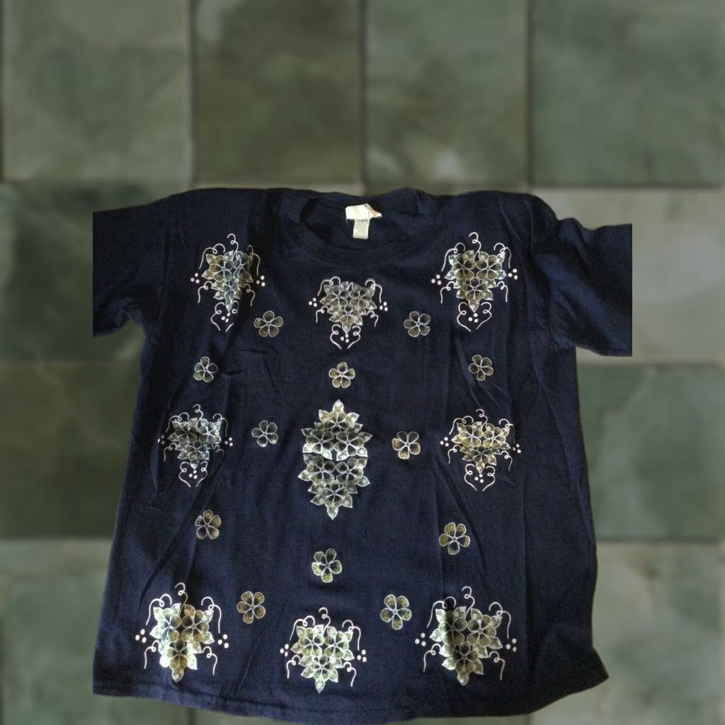 Vintage Vintage Carol Ann Design Women’s 2 Piece Blue Floral One Size Size ONE SIZE - 1 Thumbnail