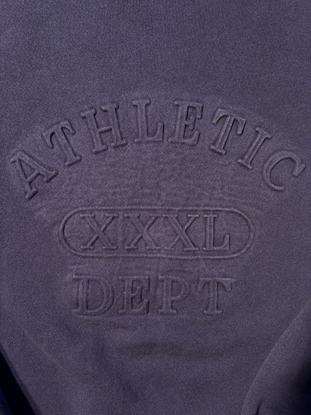 Tultex Vtg Tultex Athletic Department XXXL Embossed 90’s Crewneck Size US XXL / EU 58 / 5 - 2 Thumbnail