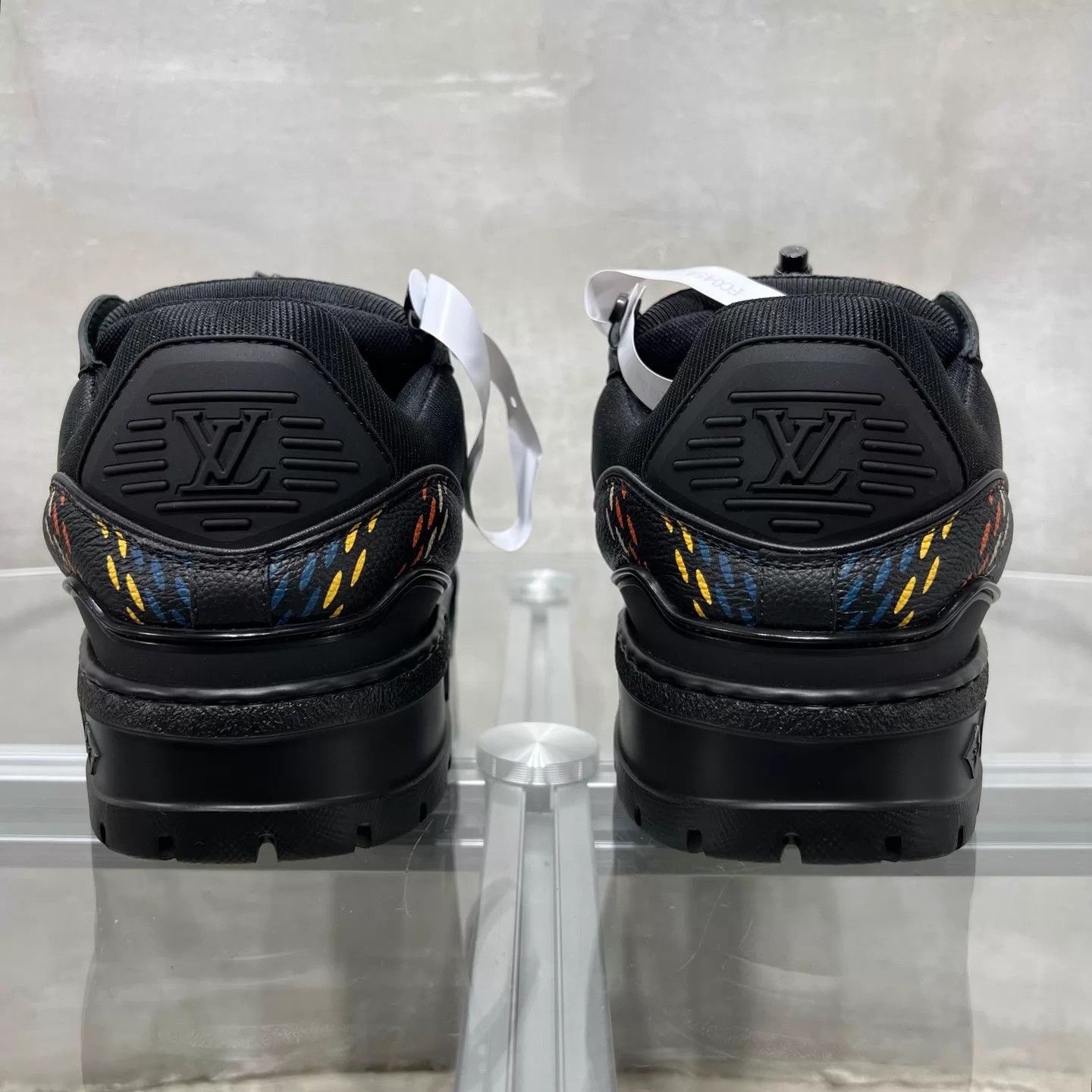 Louis Vuitton LV Trainer Maxi Black Multicolor UK6.5/40.5 Size US 7.5 / EU 40-41 - 6 Thumbnail