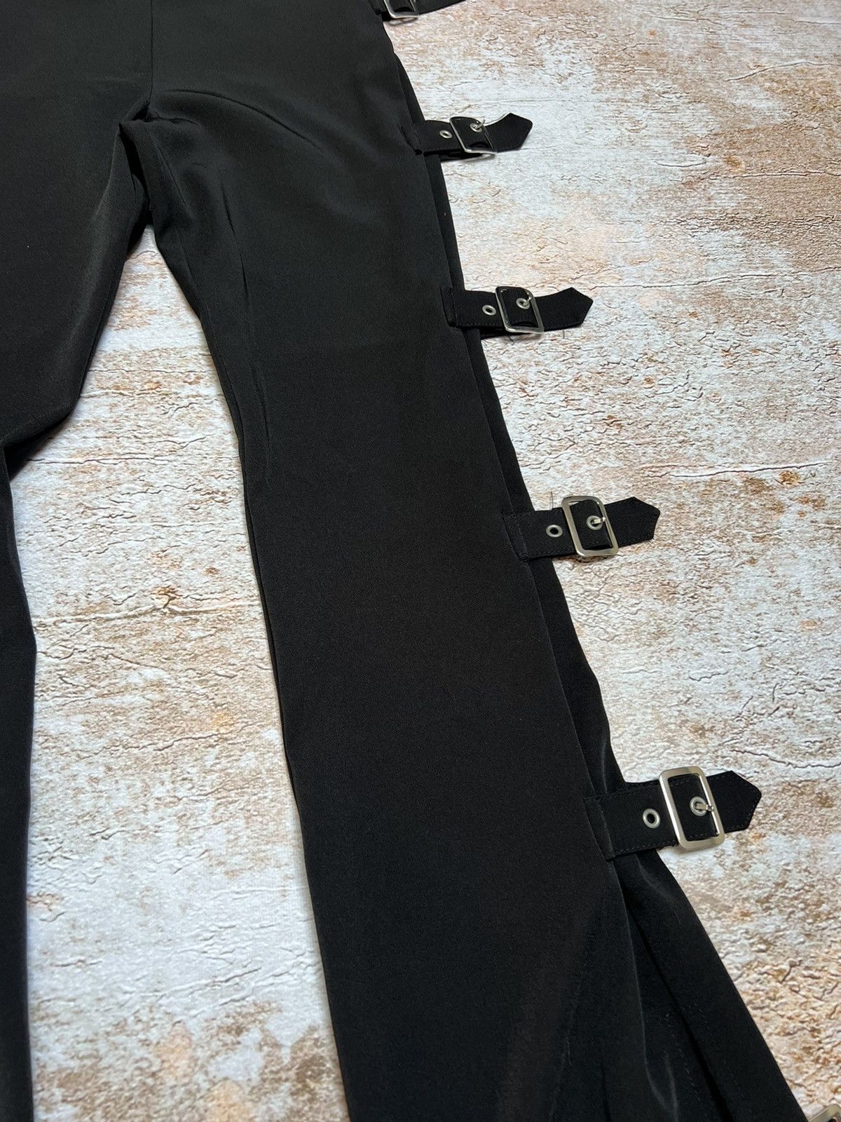 Japanese Brand × Vintage Vintage Japanese gothic flare pants Size 28" / US 6 / IT 42 - 4 Thumbnail
