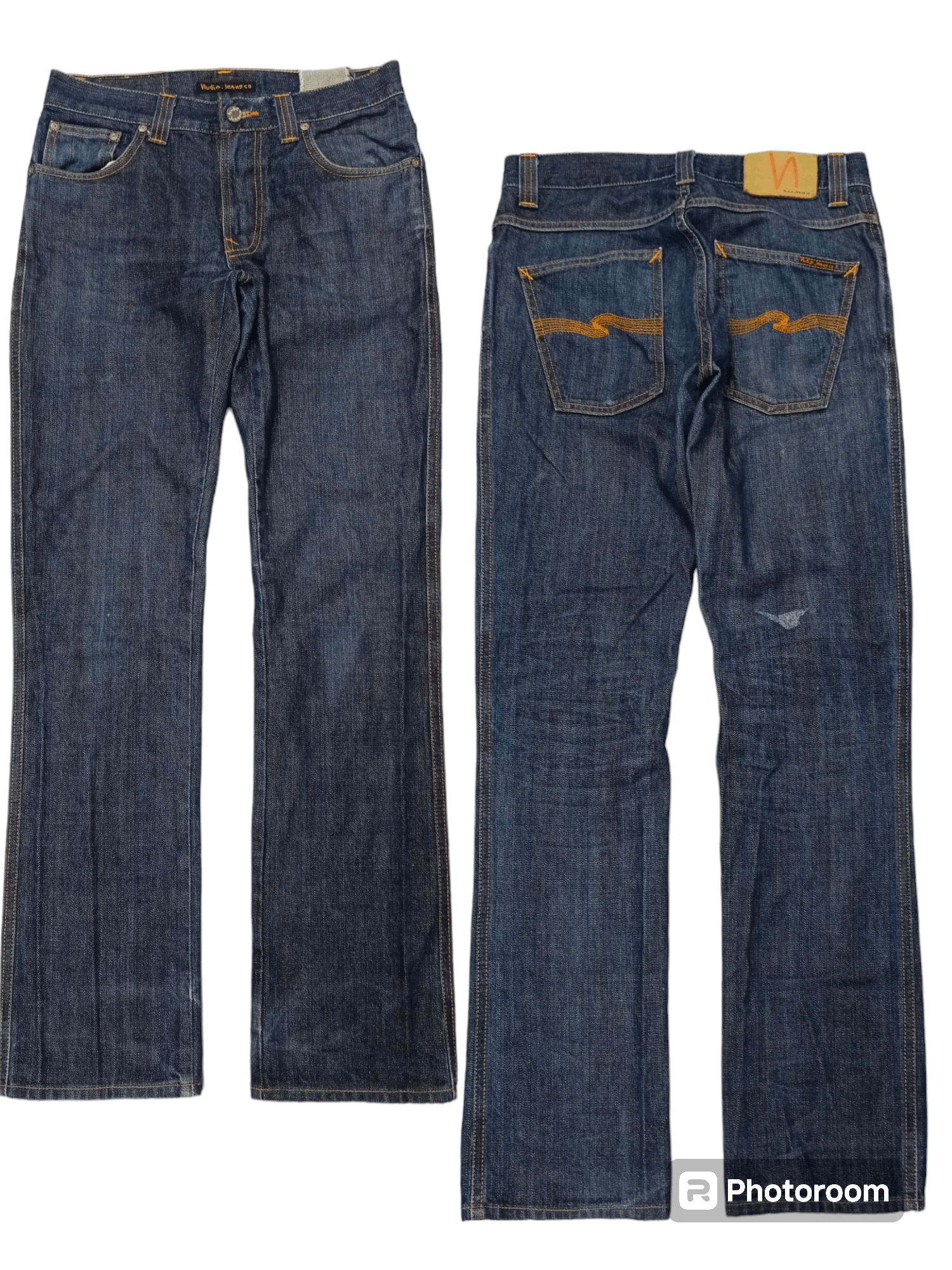 Distressed Nudie Made In Italy Denim Pants