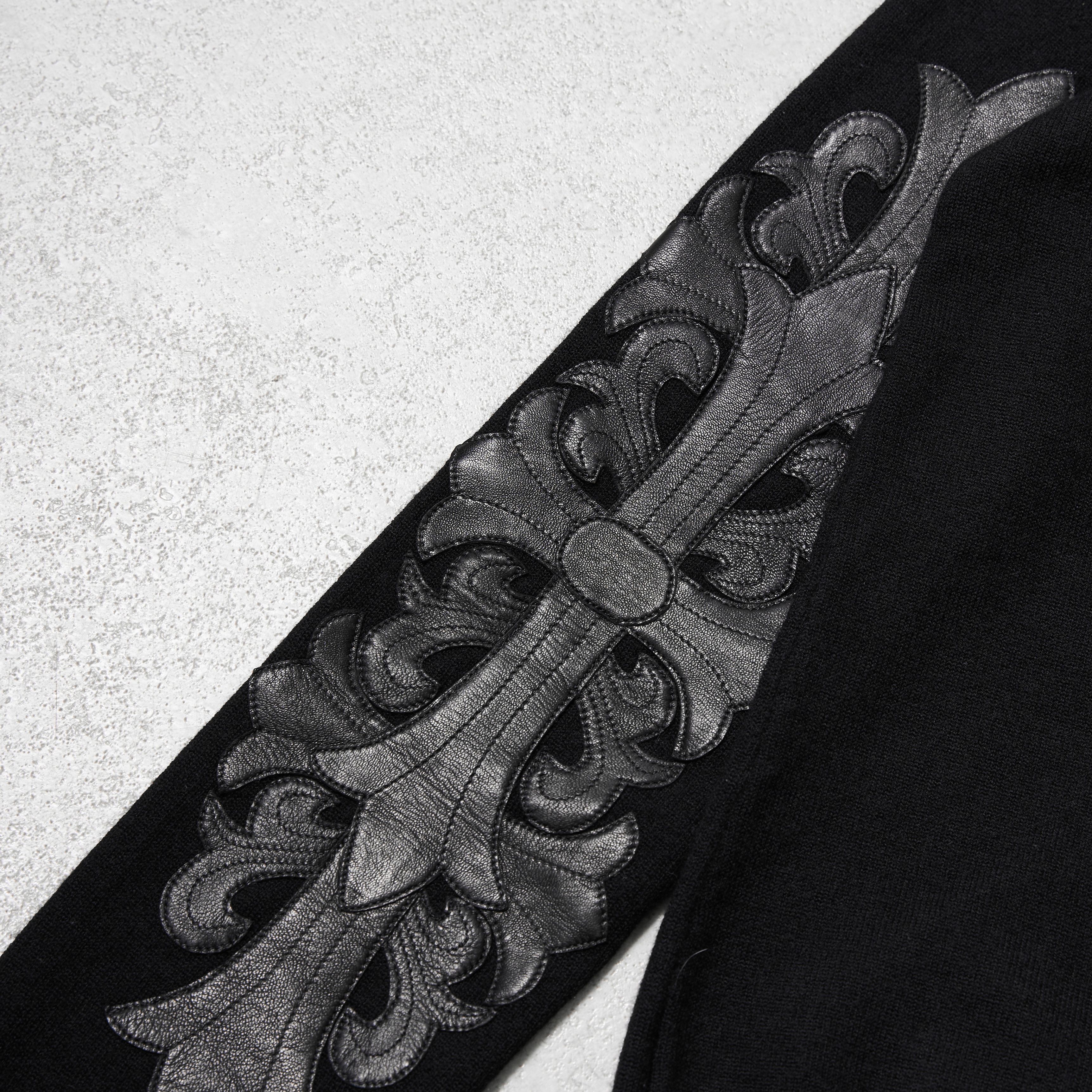 Chrome Hearts CHROME HEARTS Cashmere Plus Patch Zip Hoodie Knit Size US S / EU 44-46 / 1 - 2 Thumbnail