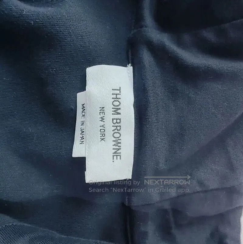 Thom Browne Thom Browne Women's Navy Cotton Jacket . Size L / US 10 / IT 46 - 3 Thumbnail