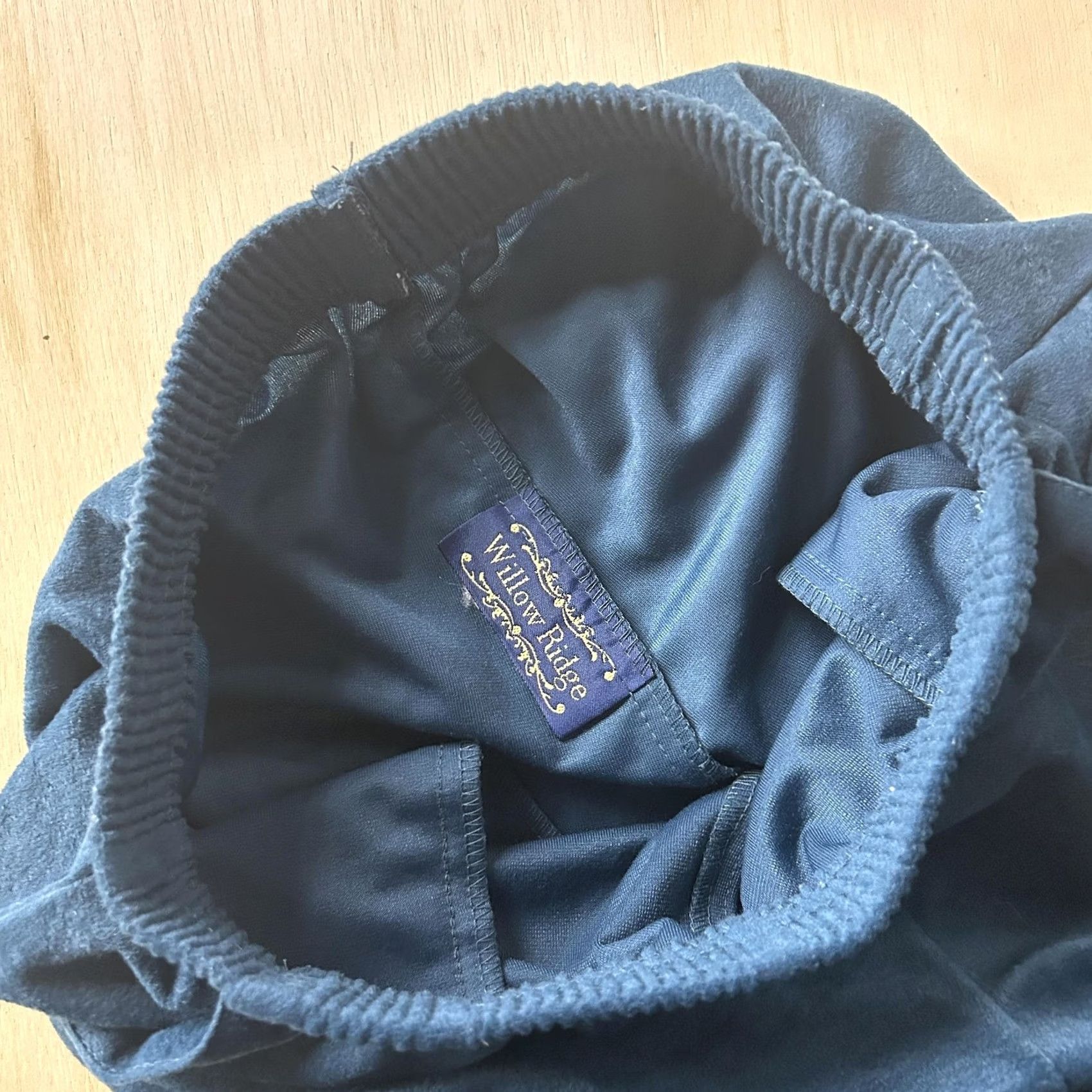 Vintage Willow Ridge Sweatpants Womens Small Blue Velour Elastic Waist Pockets Straight Leg Casual Size 28" / US 6 / IT 42 - 3 Thumbnail