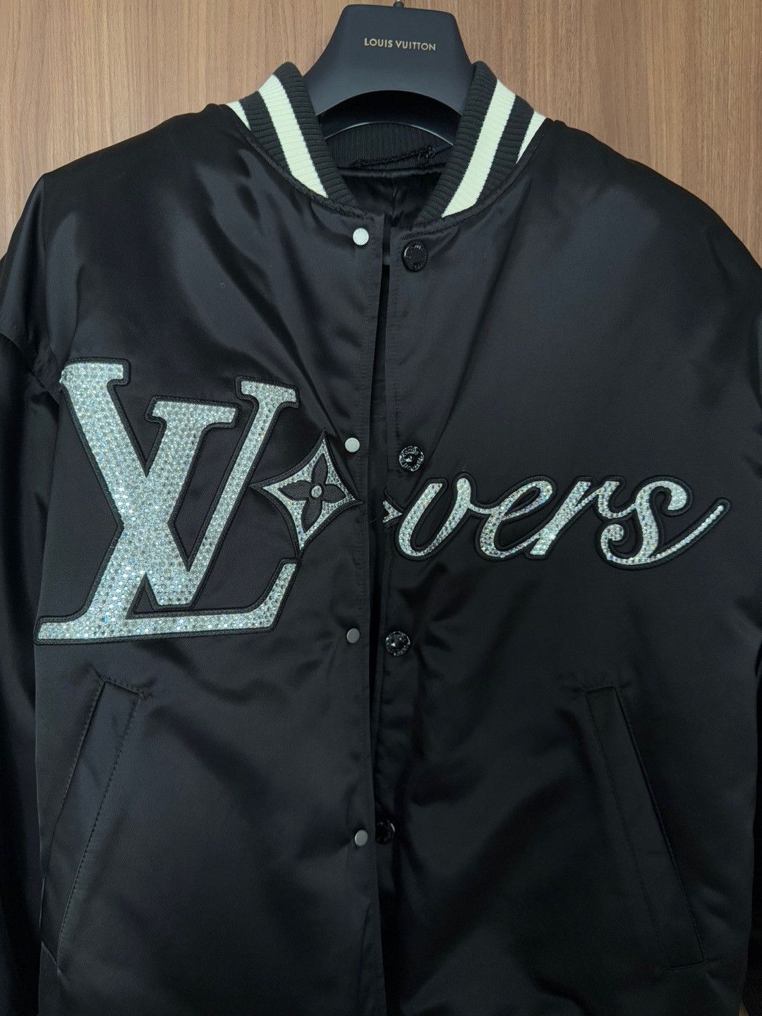 Louis Vuitton Louis Vuitton Embroidery Nylon Base Ball Jacket Bomber Size US M / EU 48-50 / 2 - 2 Thumbnail