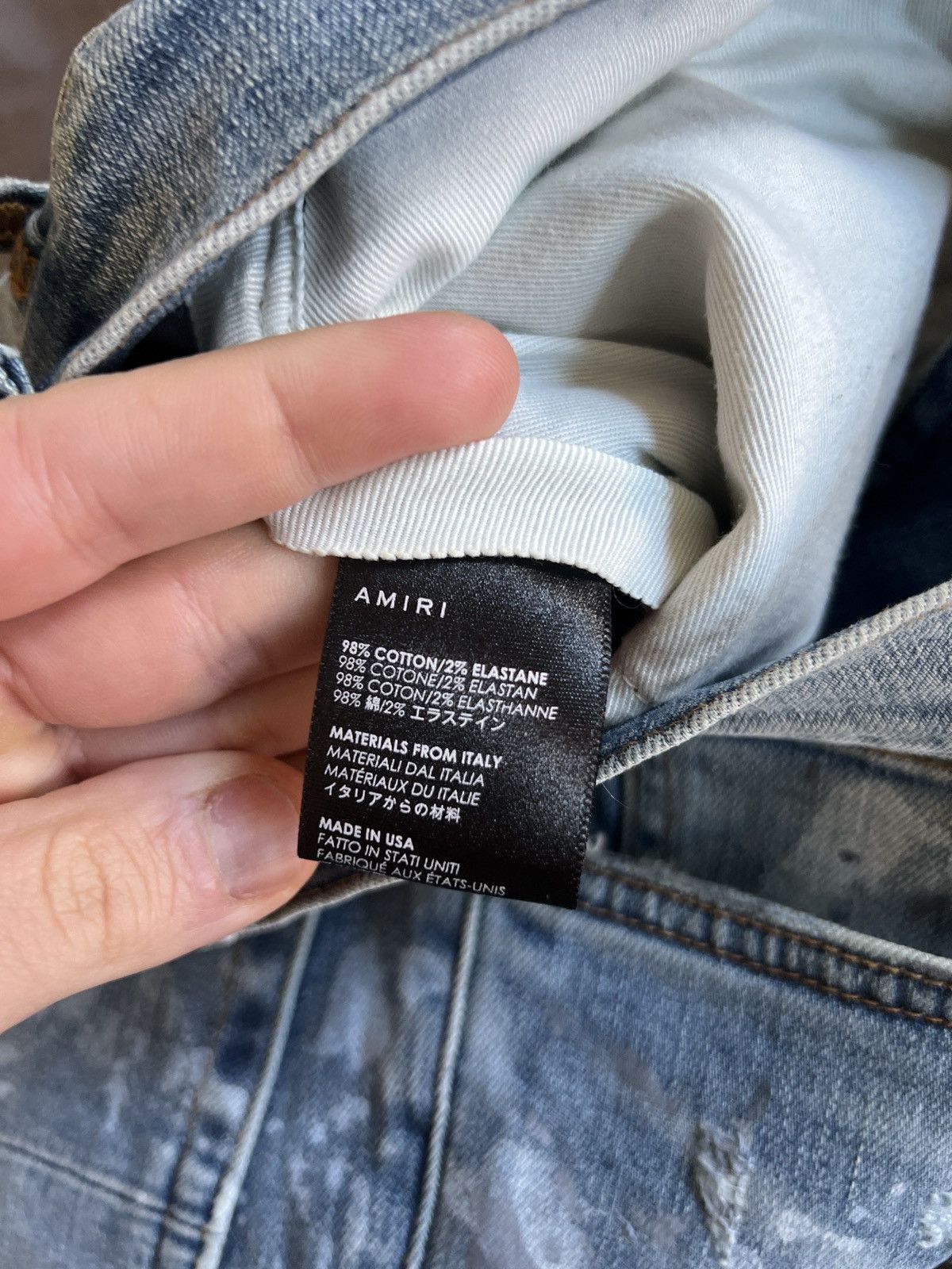 Amiri Amiri distressed painter jeans Size US 32 / EU 48 - 3 Thumbnail