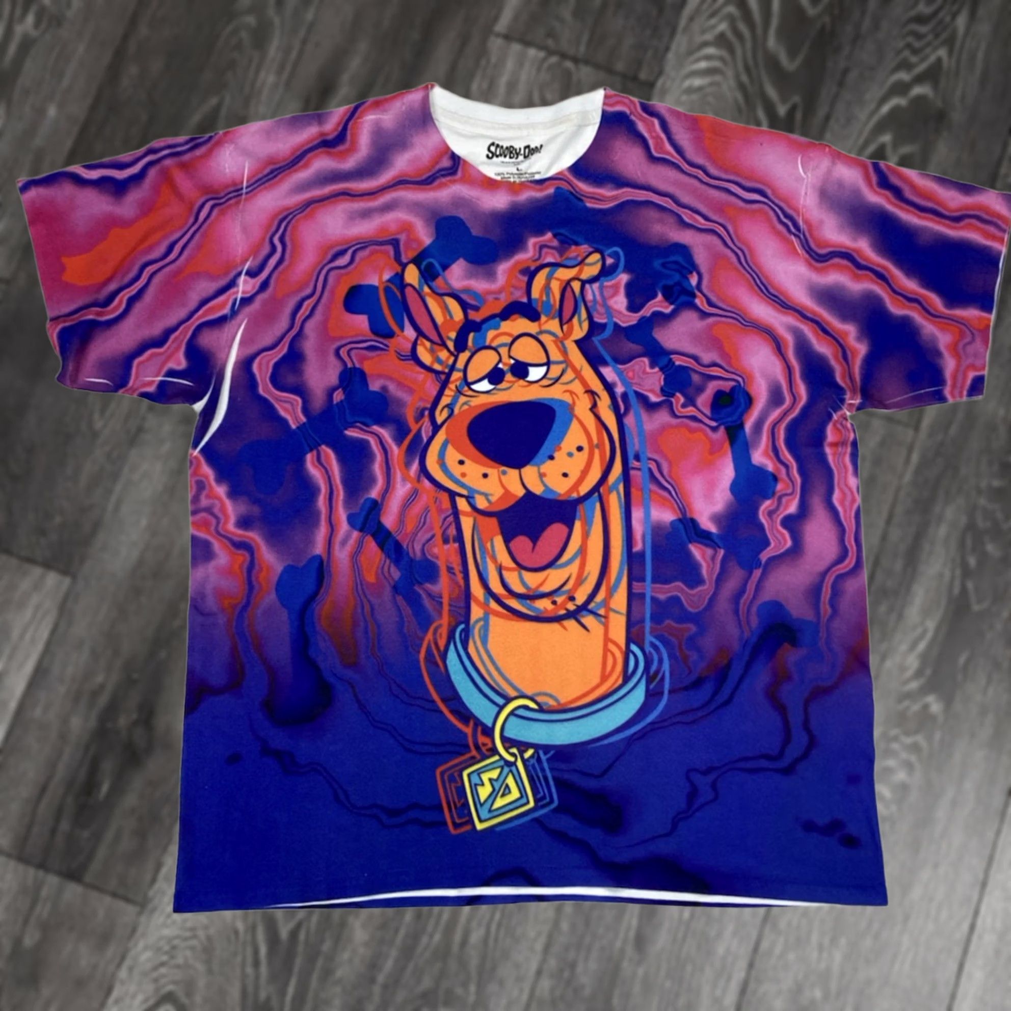 Gloverall Scooby-Doo T-Shirt Men L Multicolor Short Sleeve Graphic Print Crew Neck All Seasons Shirt Size US L / EU 52-54 / 3 - 1 Thumbnail