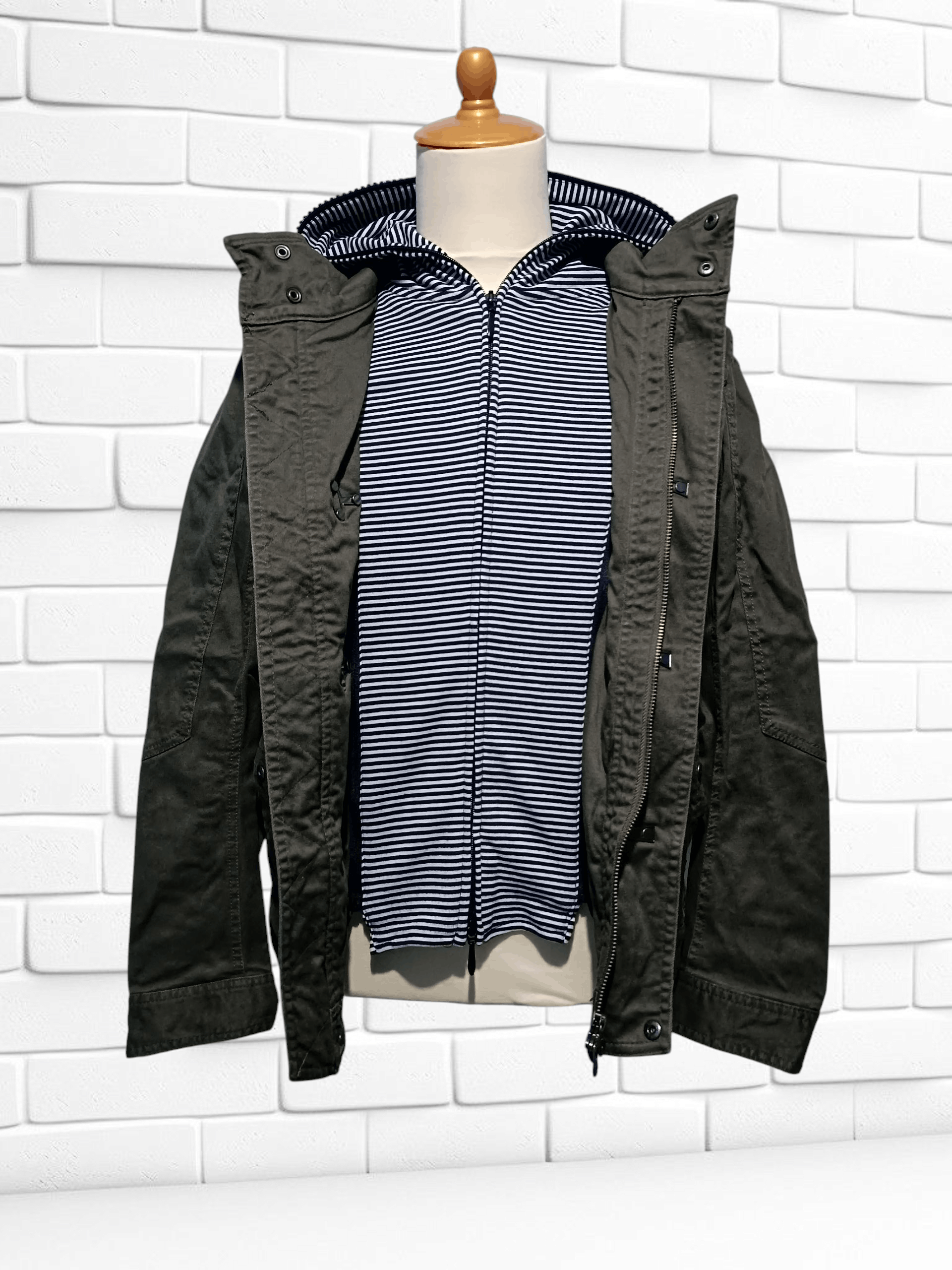Japanese Brand Hideaways Nicole Double Layer Hoodie Jacket Size US M / EU 48-50 / 2 - 3 Thumbnail