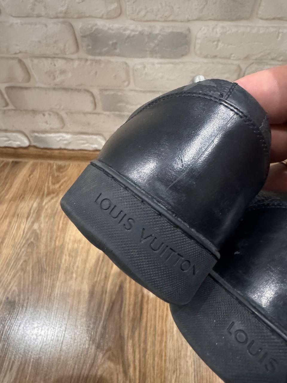 Louis Vuitton Louis Vuitton Match Up Black Monogram Canvas Sneakers Size Size US 6.5 / EU 39-40 - 12 Thumbnail