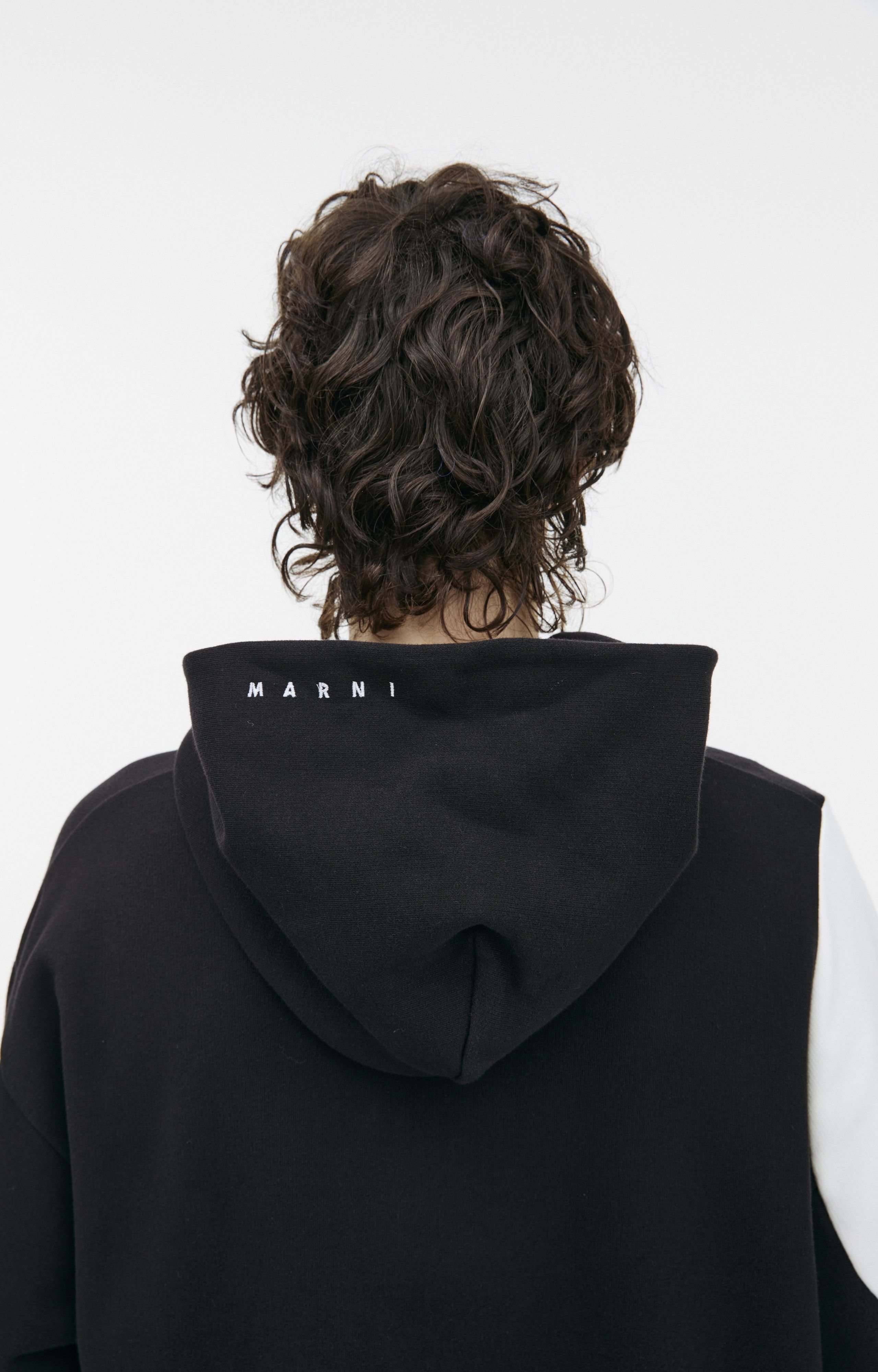Marni o1y0225 Hoodie in Black/White Size US M / EU 48-50 / 2 - 4 Thumbnail