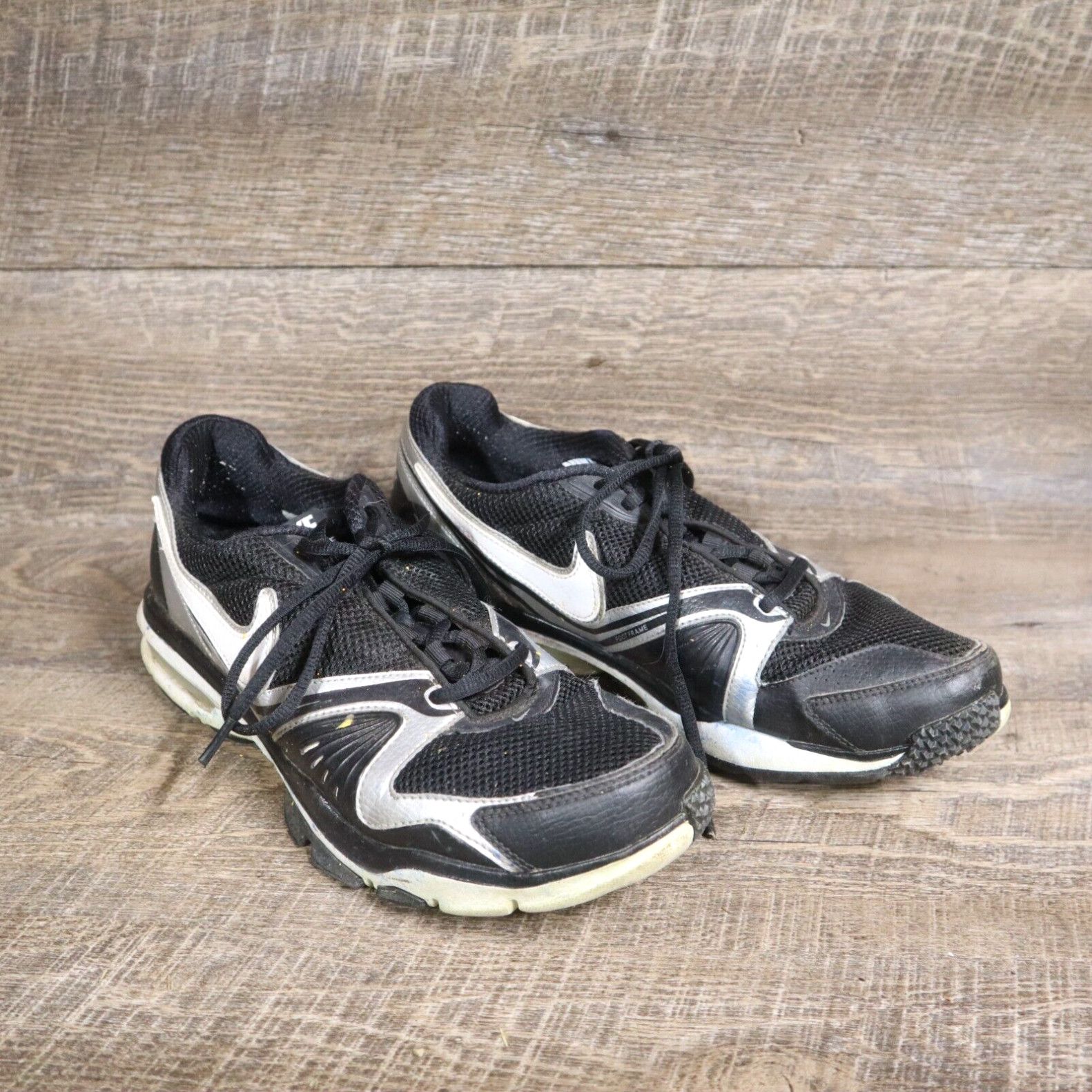 Nike Men s 2011 Nike Air Max Edge Black Silver Cross Training Shoes Mens Size US 9.5 Grailed