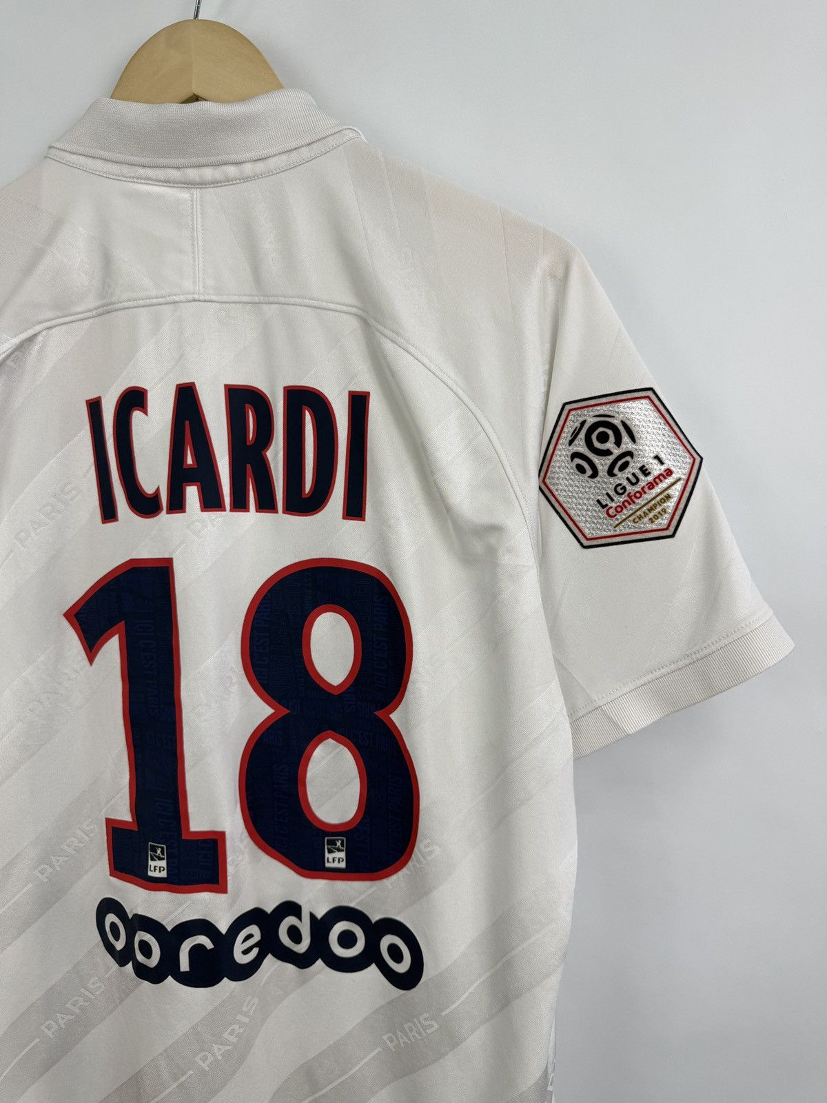 Nike 🇫🇷 2019 Nike Mauro Icardi PSG Paris Saint Germain Jerseys Y2K Size US L / EU 52-54 / 3 - 6 Thumbnail