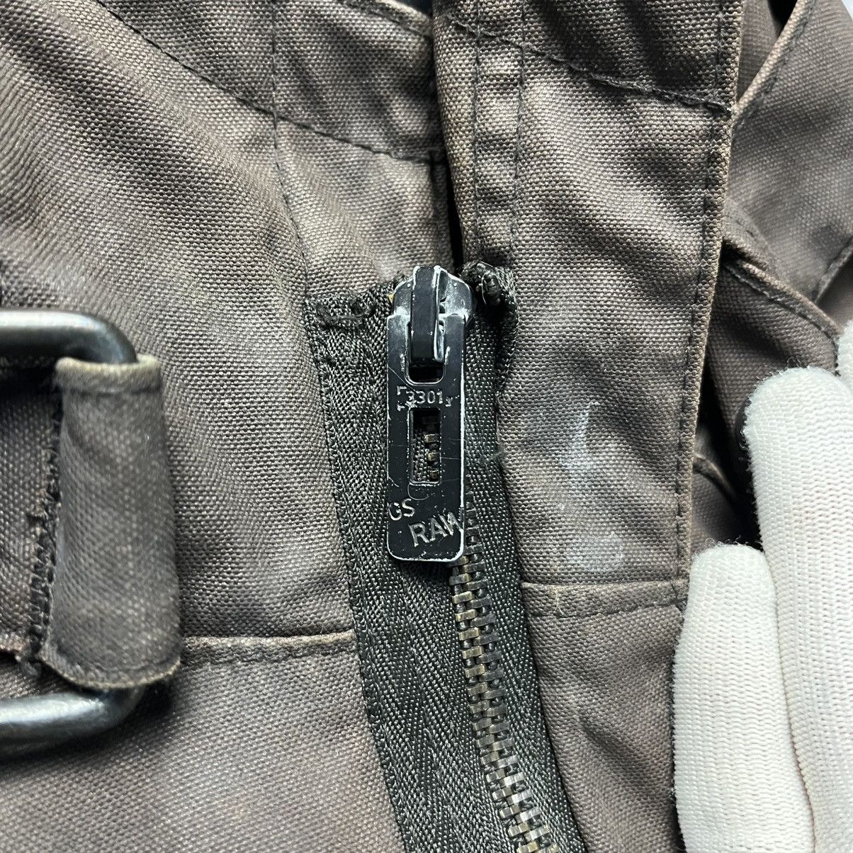 G-Star Vintage G-Star RAW Waxed Distressed Astron Parka 3301 Jacket Size US L / EU 52-54 / 3 - 11 Thumbnail