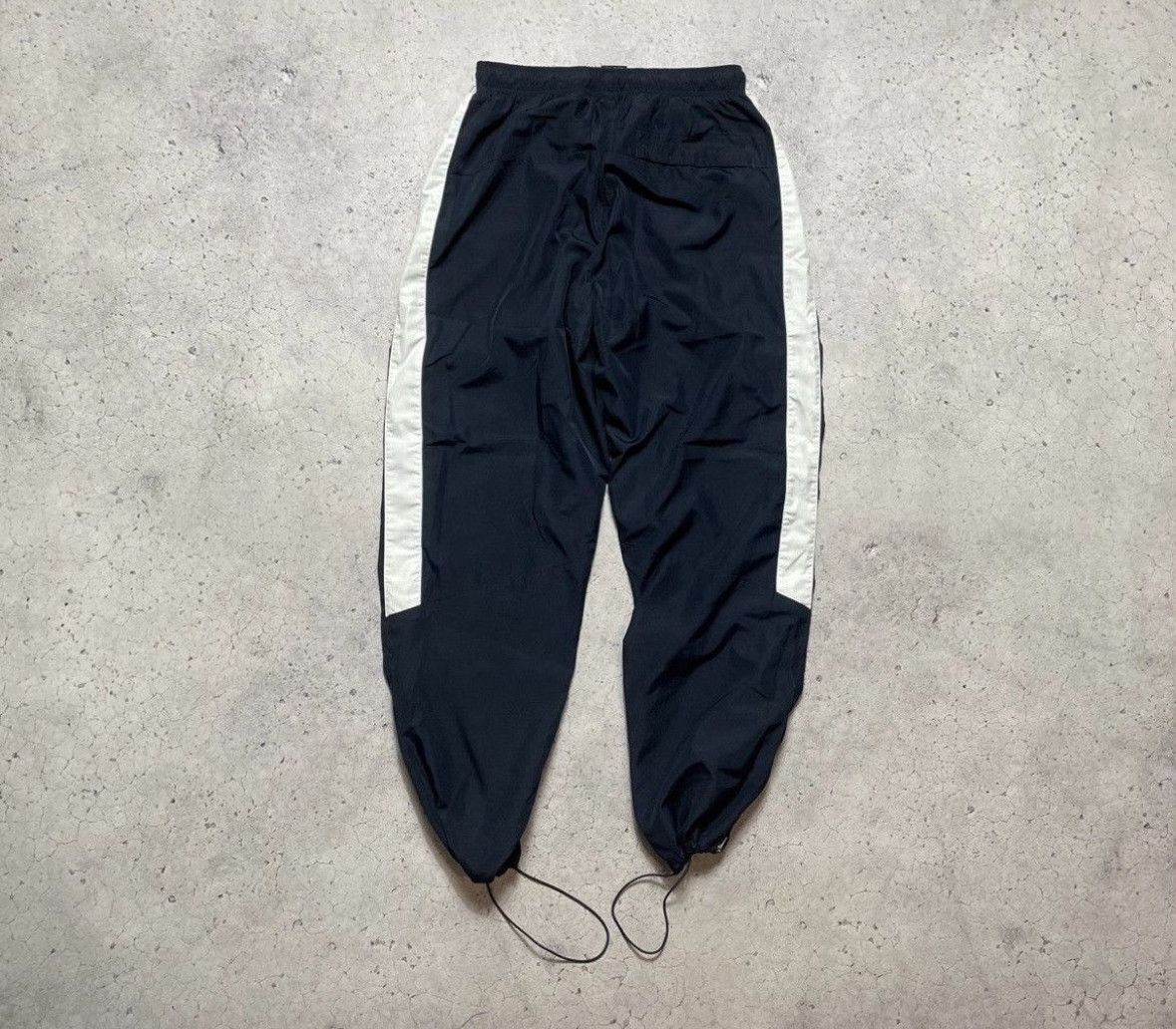 Nike Blue Vintage Nike Logo Drill Track Pants Size US 34 / EU 50 - 2 Thumbnail
