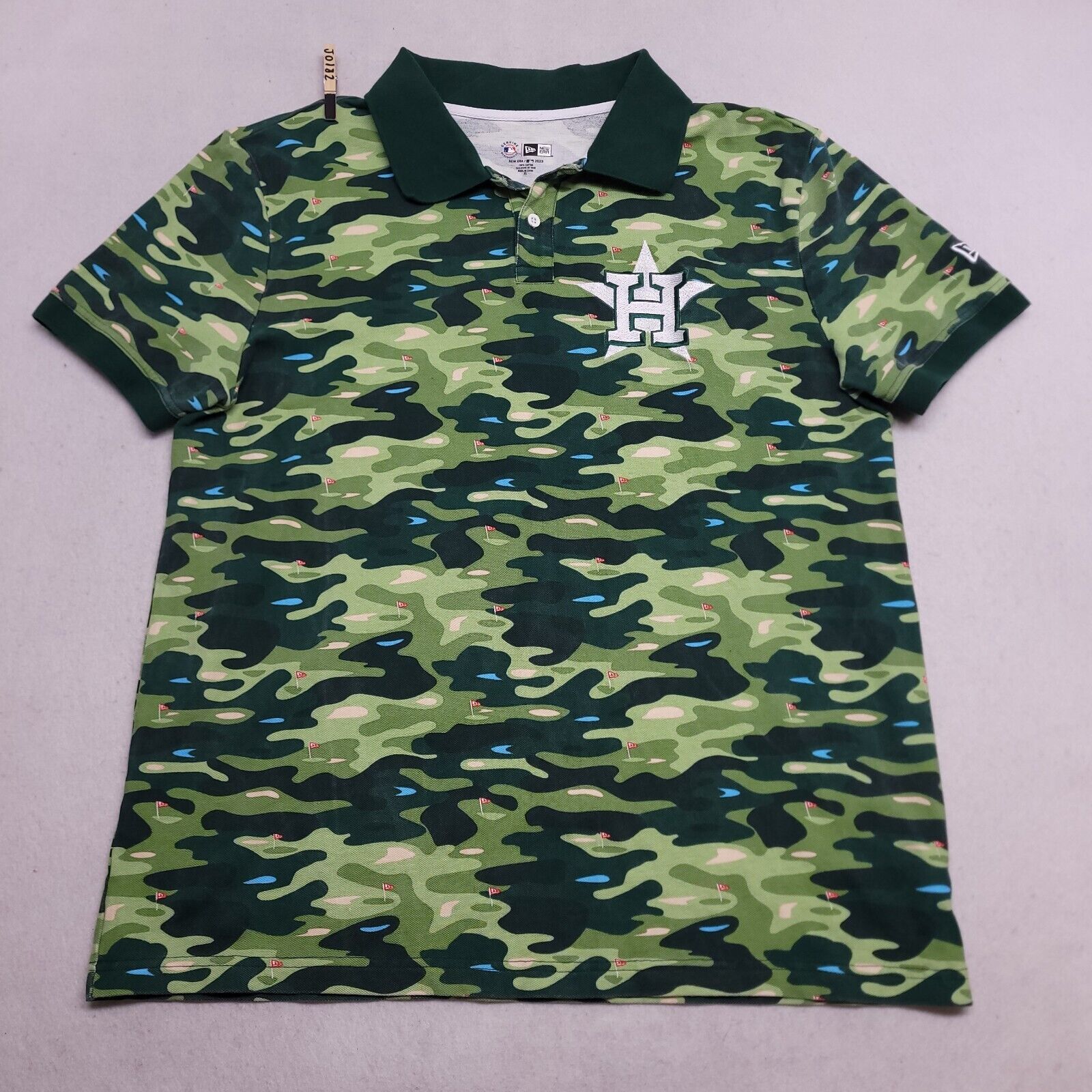 MLB MLB Houston Astros Short Sleeve Polo Shirt Men Size XL Green Size US XL / EU 56 / 4 - 2 Thumbnail