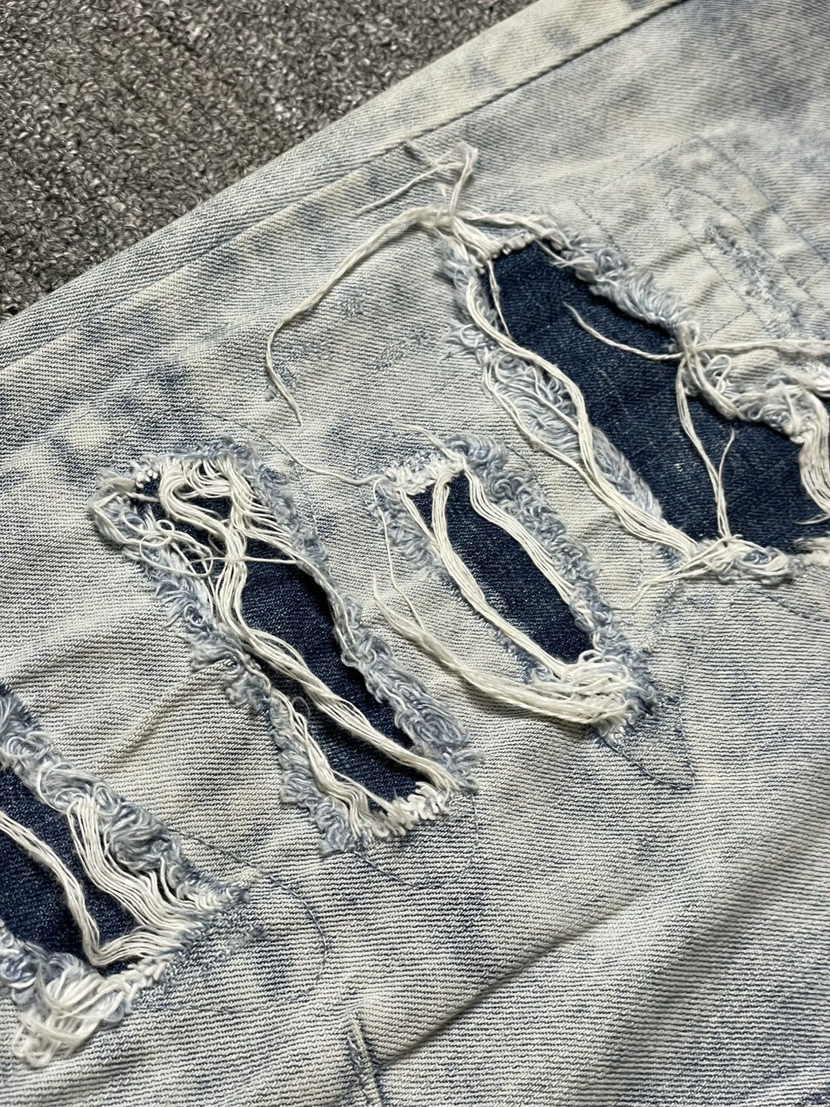 Pacsun × Vintage PACSUN 32x30 Acid Wash Ripped Jeans (92) Size US 35 - 8 Thumbnail